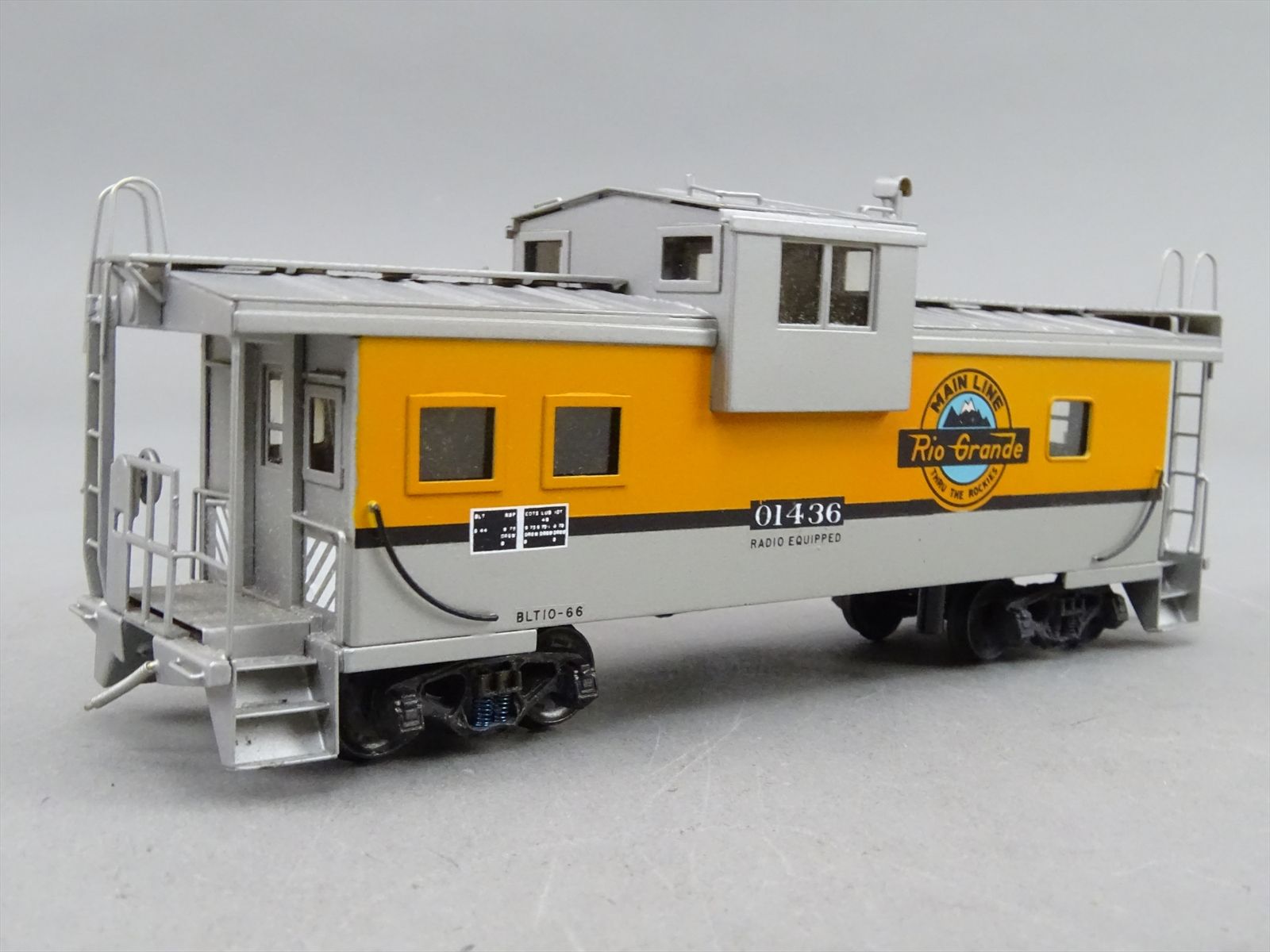 HO Brass Model - LMB D&RGW Rio Grande International Wide Vision Caboose ...