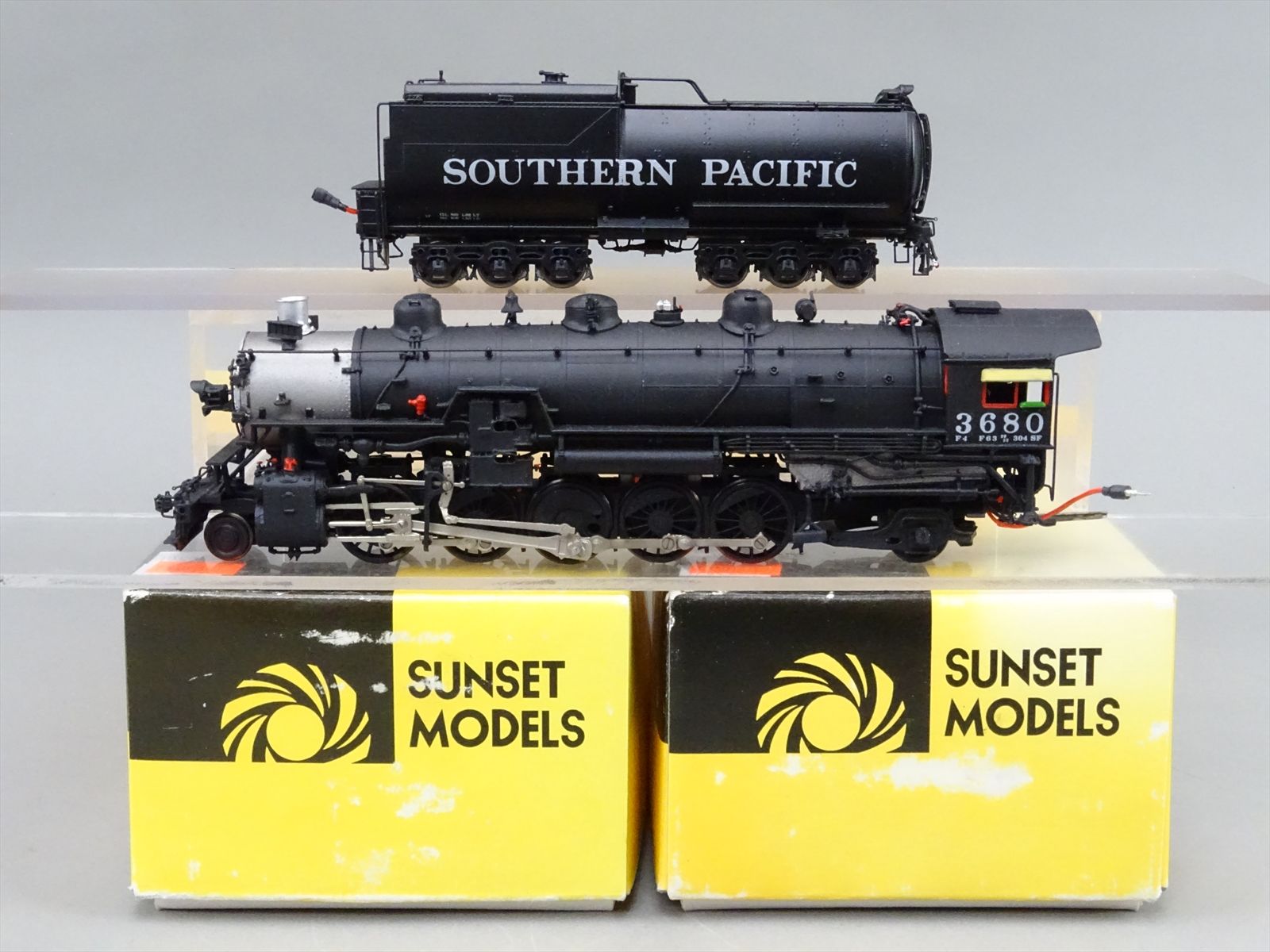 HO Brass Model - Sunset SP Southern Pacific F-4 2-10-2 160-C-4 #3680 ...