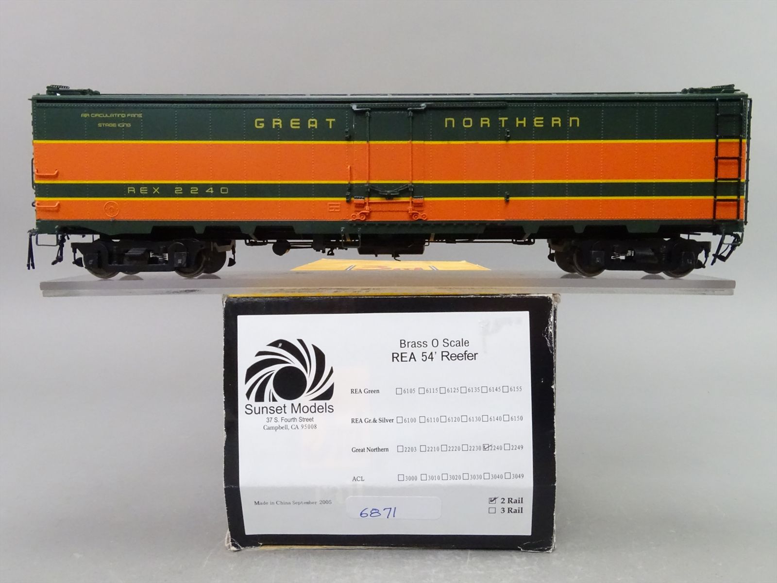 O Scale 3-Rail Brass - Sunset Models 3rd Rail REA Railway Express ...