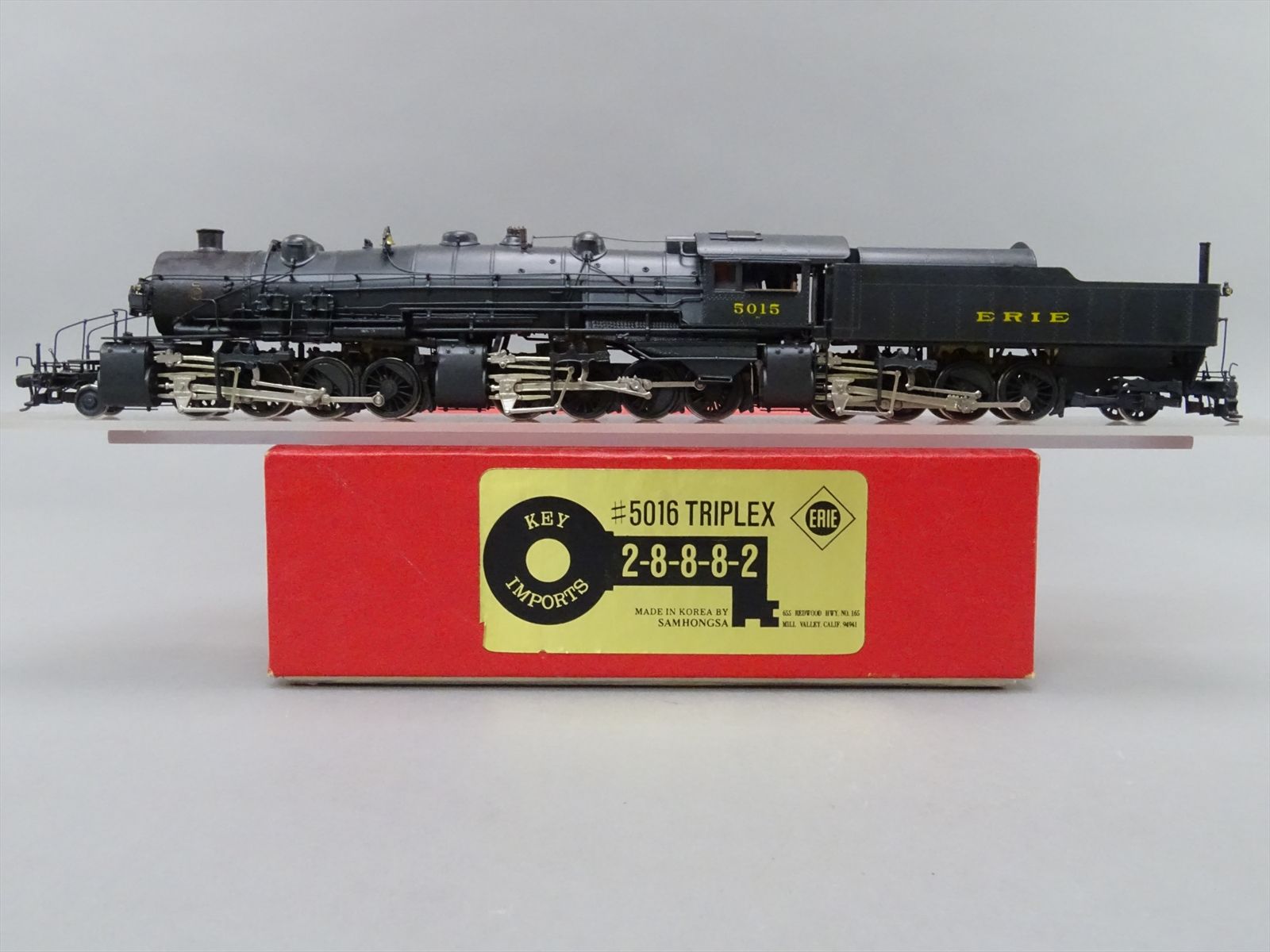 HO Brass Model - Key ERIE Triplex 2-8-8-8-2 Rebuilt Version #5015 ...