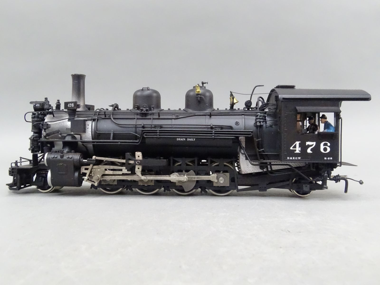 On3 Brass Model - BLW D&RGW Rio Grande K-28 2-8-2 #476 Late Version - F ...