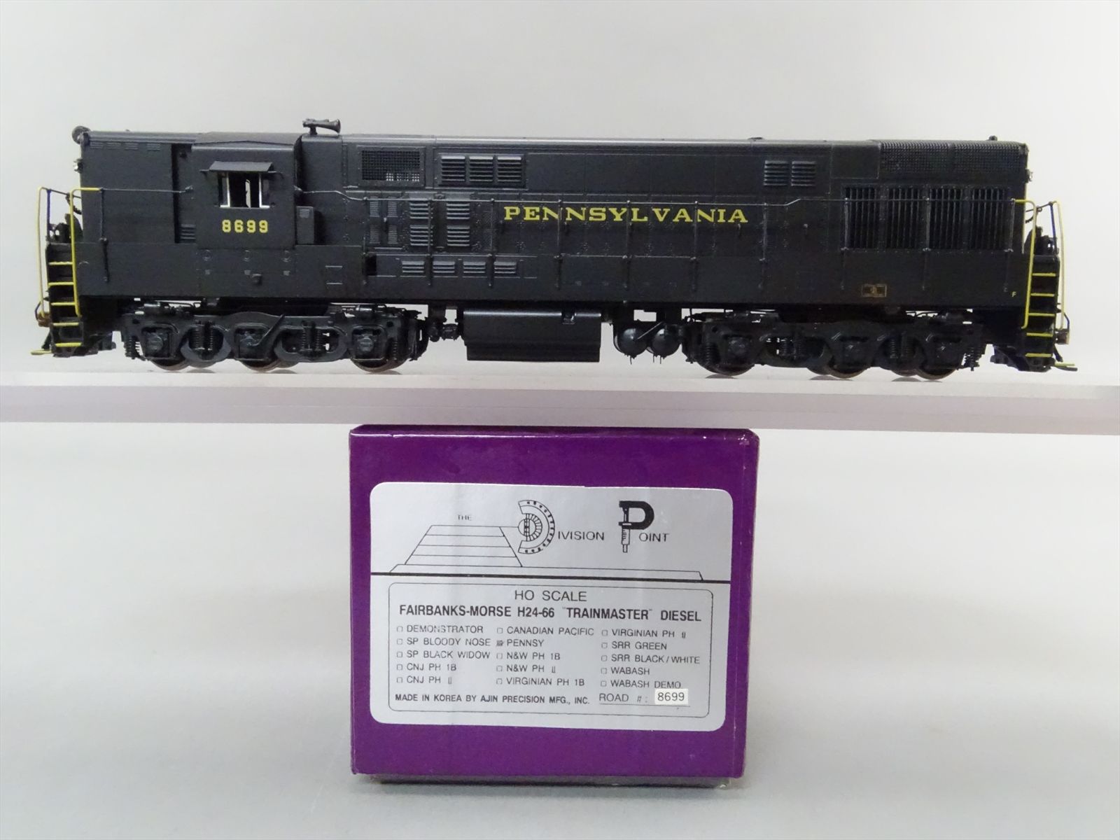 HO Brass Model - DP PRR Pennsylvania F-M Fairbanks - Morse Trainmaster ...