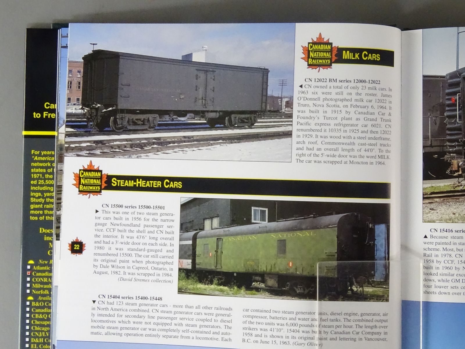 Railroad Book - Canadian National Color Guide to Freight and Passenger ...
