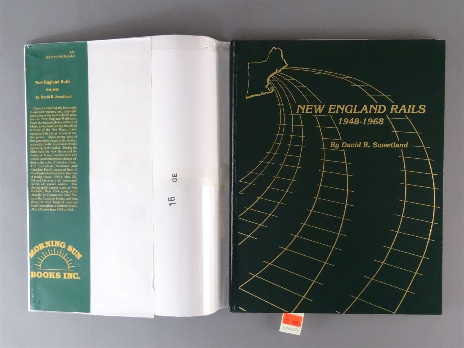Railroad Book - New England Rails 1948-1968 - David Sweetland - 128 pages