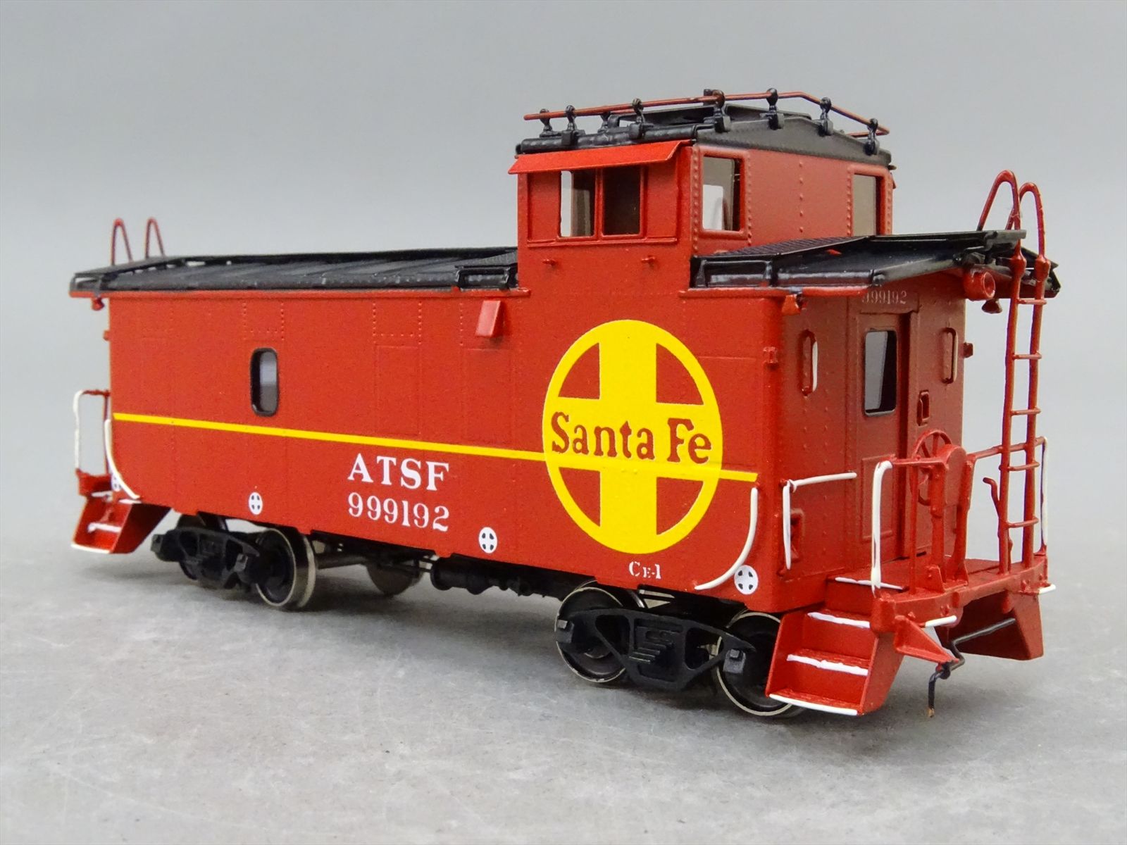 HO Brass Model - CIL 2089.1 AT&SF Santa Fe CE-1 Peaked Roof Caboose ...