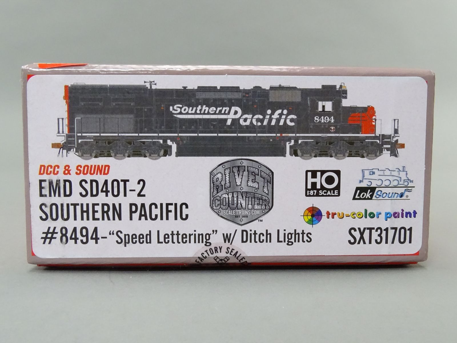 HO Plastic Model - ScaleTrains SXT31701 SP Southern Pacific SD40T-2 ...
