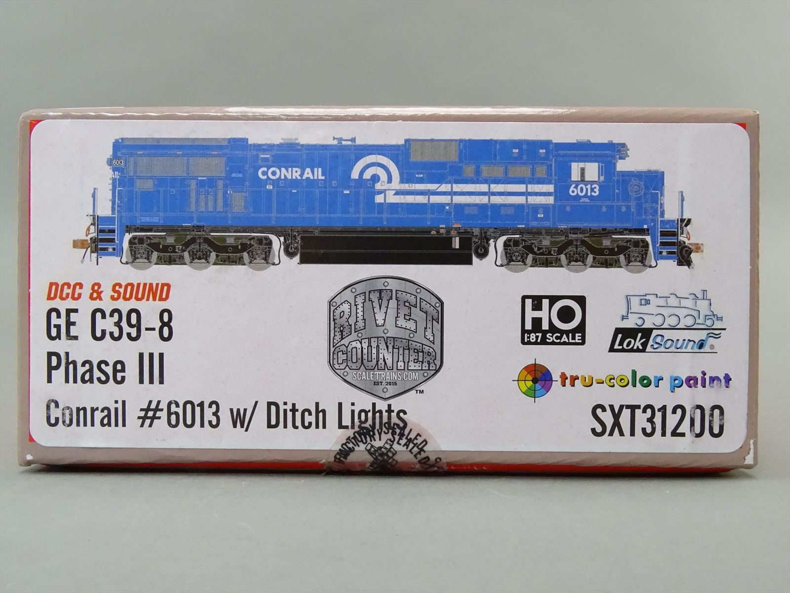 HO Plastic Model - ScaleTrains SXT31200 CR Conrail GE C39-8 Phase III ...