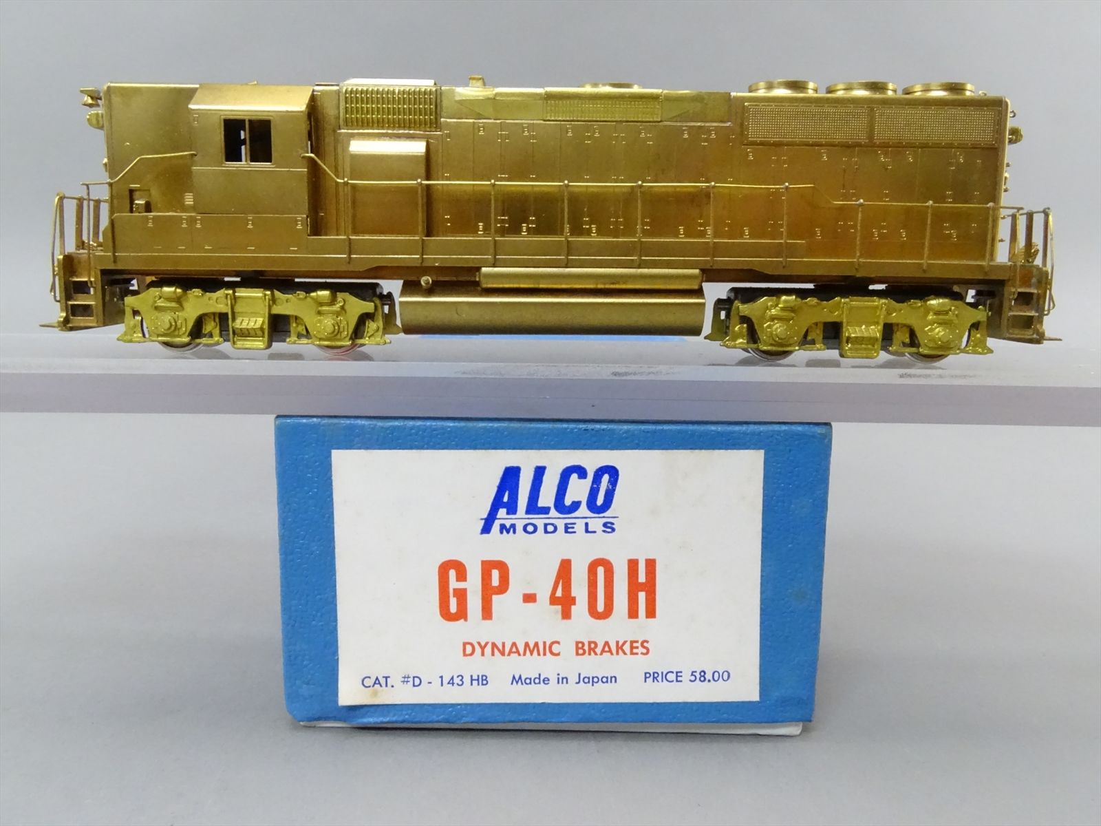 HO Brass Model - ALCO D-143HB GP-40H Dynamic Brakes - Unpainted - 1971 ...