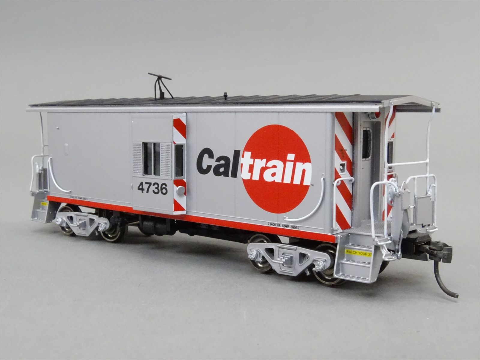 HO Brass Model - OMI 4276.4 Caltrain ex SP C50-9 B-W Caboose #4736 - F ...
