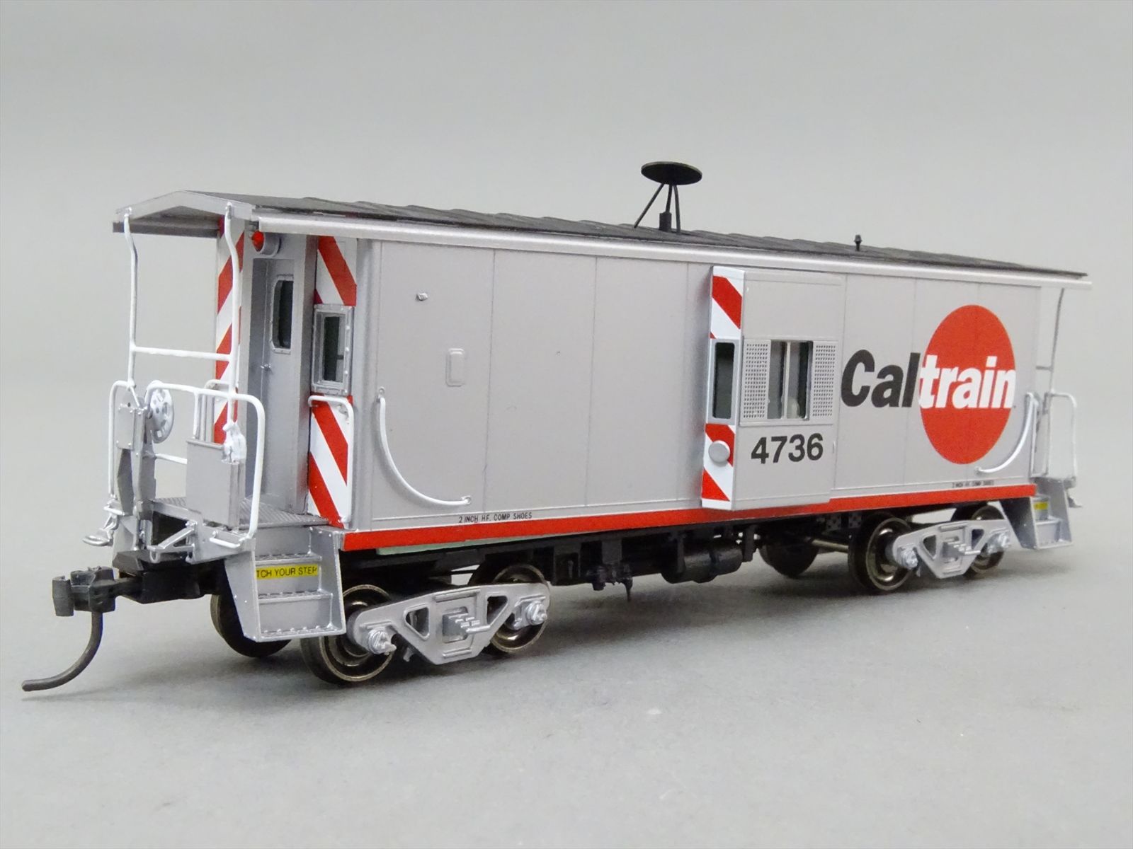 HO Brass Model - OMI 4276.4 Caltrain ex SP C50-9 B-W Caboose #4736 - F ...