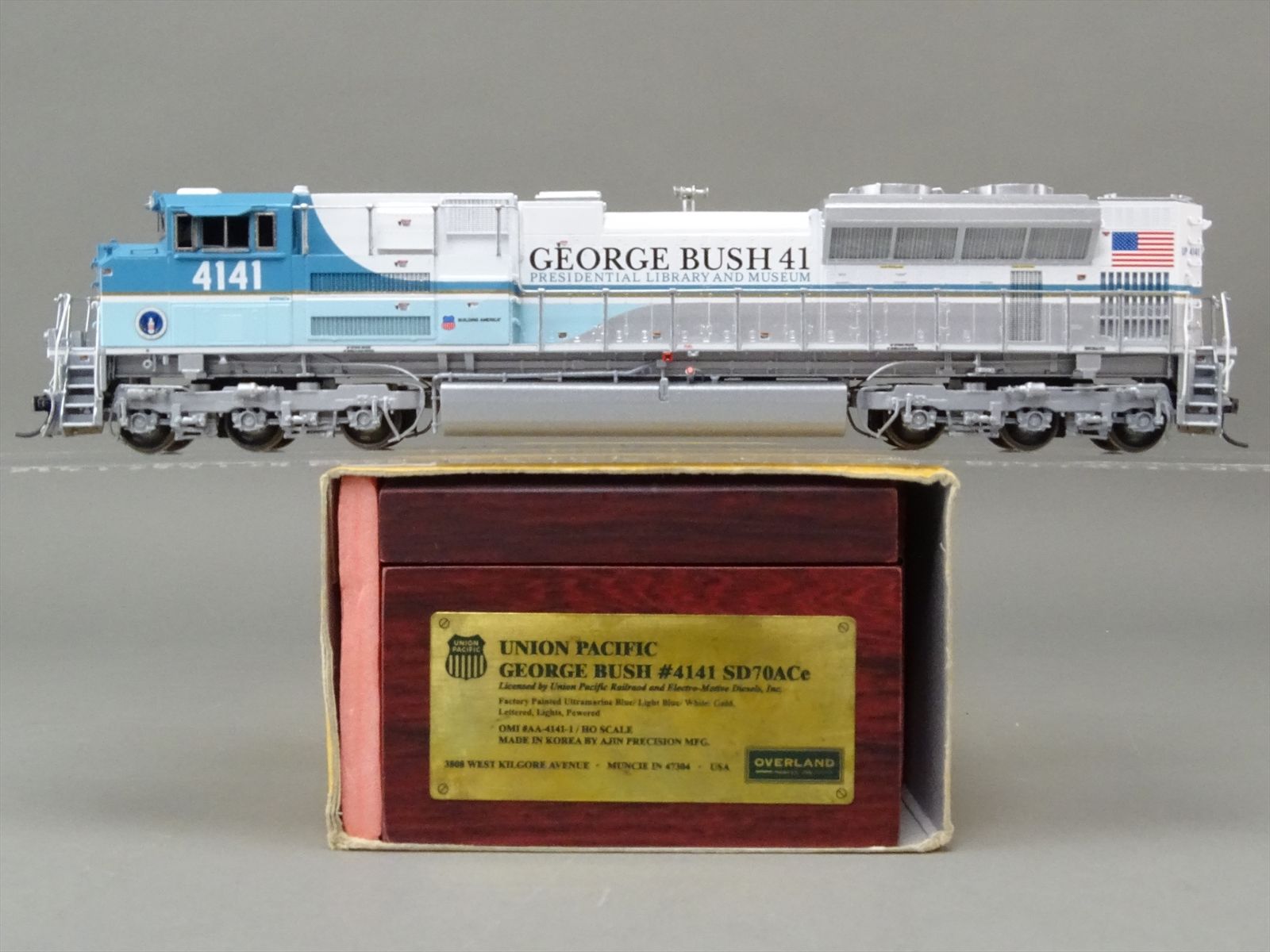 HO Brass Model - OMI AA-4141-1 UP Union Pacific George Bush SD70ACe ...