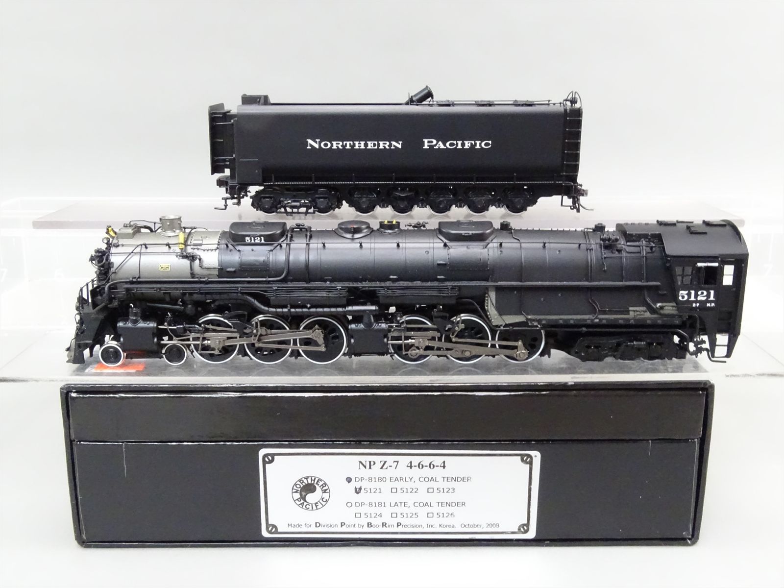 HO Brass Model - DP 8180 NP Northern Pacific Z-7 4-6-6-4 Early Coal ...