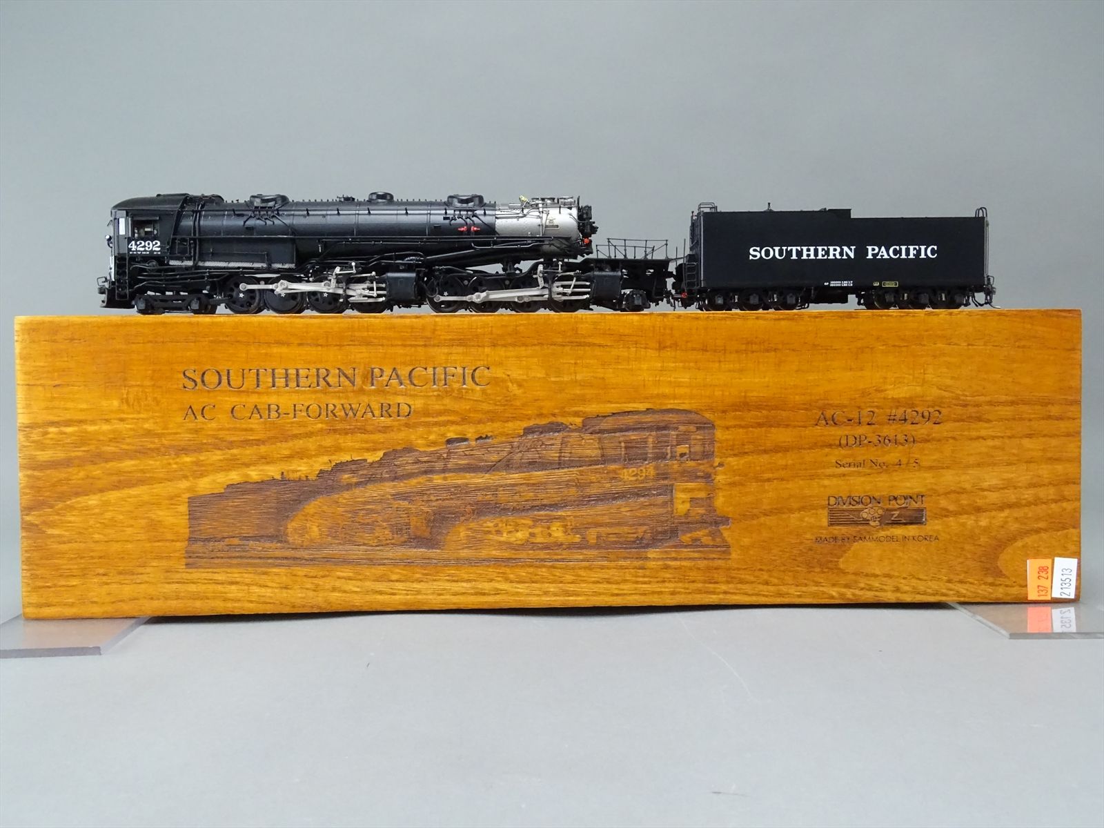 HO Brass Model - DP 3613 SP Southern Pacific AC-12 Cab Forward 4-8-8-2 ...