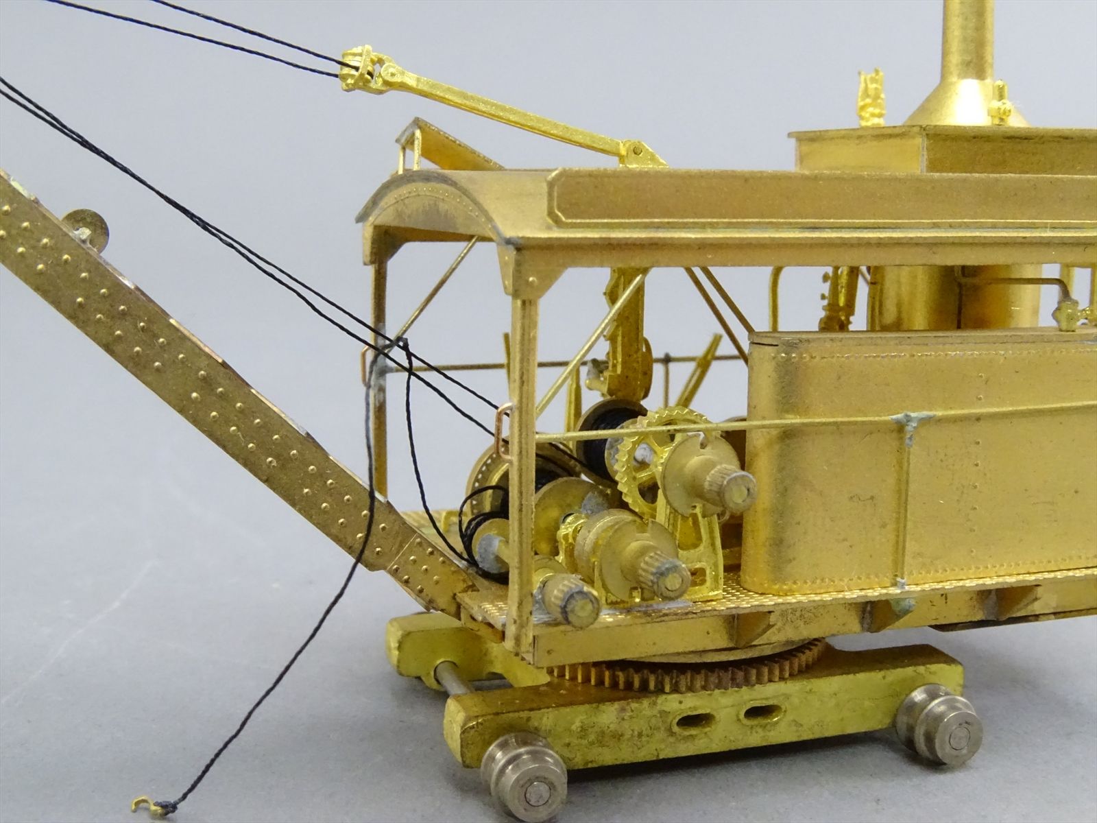 HO / HOn3 Brass Model - OMI 1333 A.H. Log Loader On Dollies - Unpainted ...