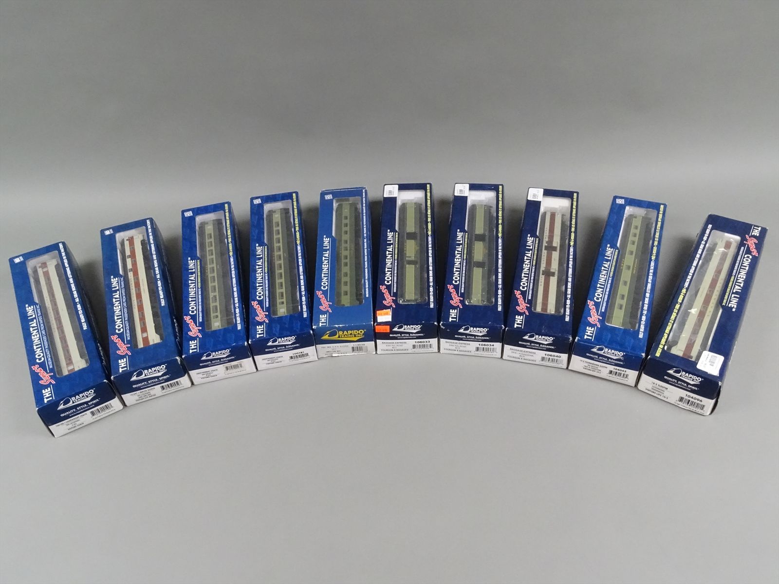 HO Plastic Model - Rapido ERIE / Lackawanna Lot of 10 Cars - F/P - AS ...