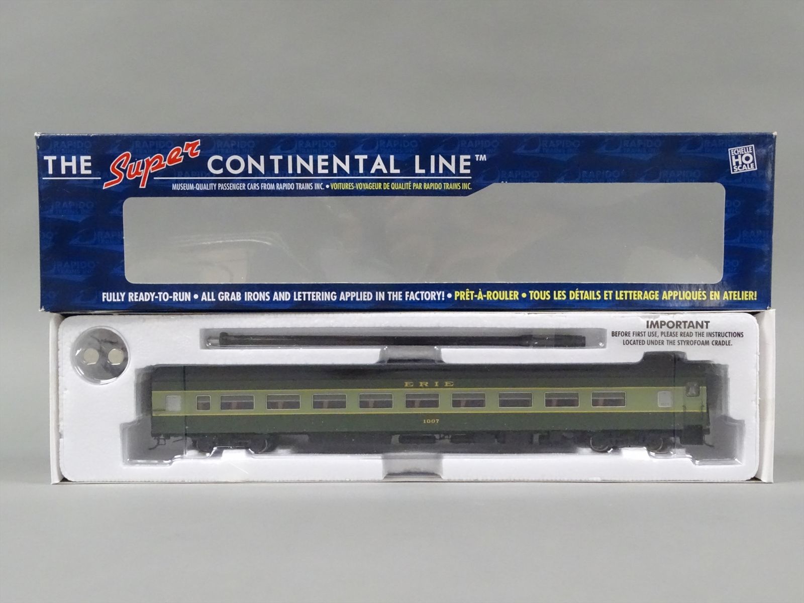 HO Plastic Model - Rapido ERIE / Lackawanna Lot of 10 Cars - F/P - AS ...