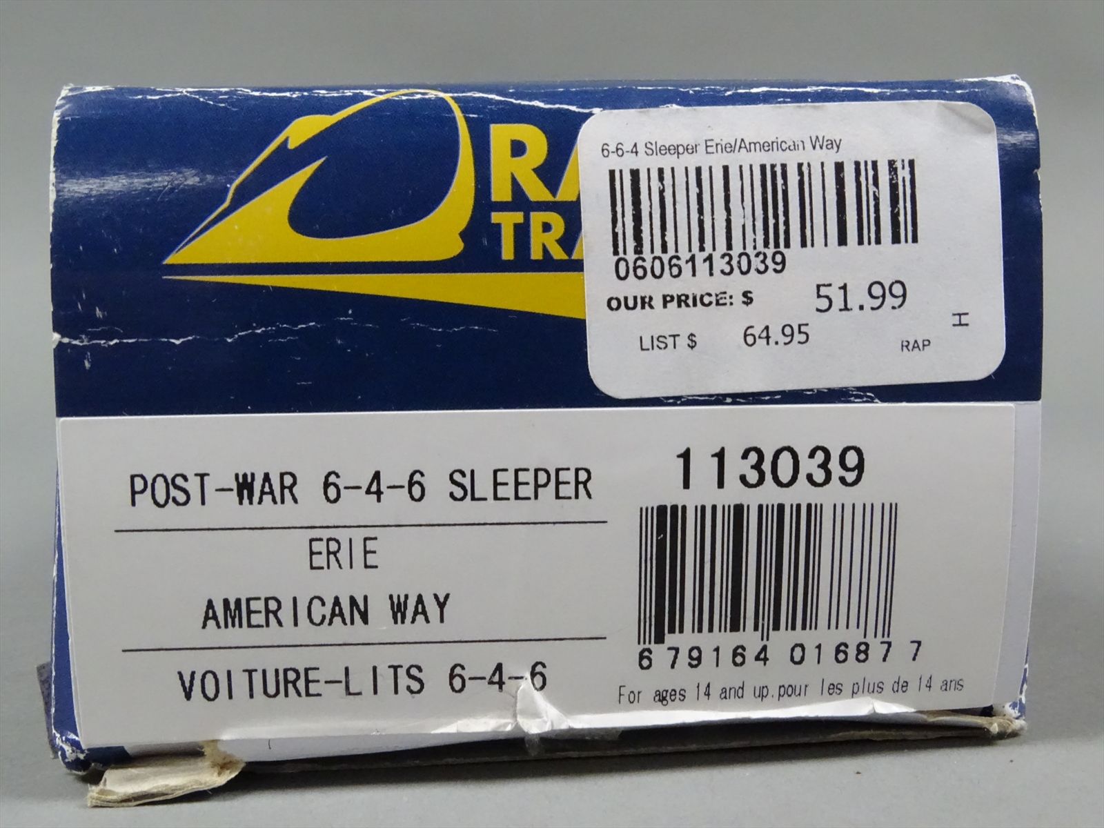 HO Plastic Model - Rapido ERIE / Lackawanna Lot of 10 Cars - F/P - AS ...