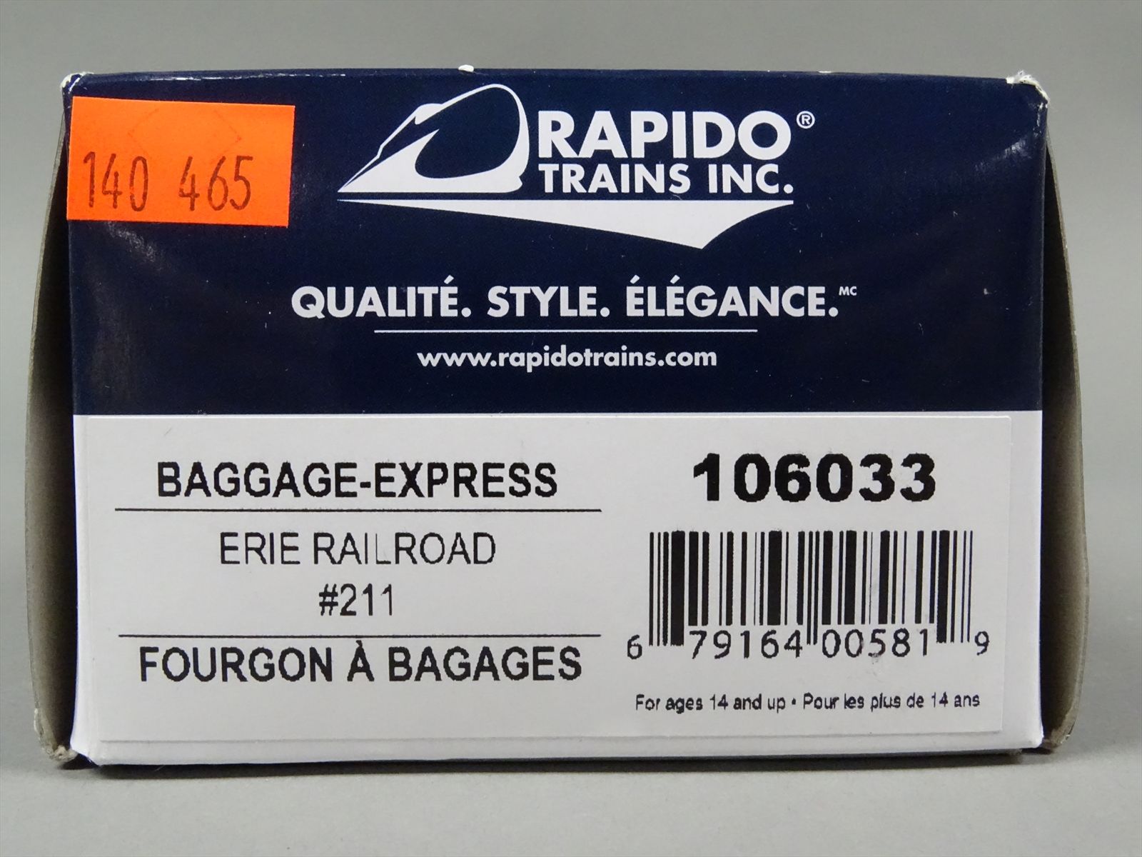 HO Plastic Model - Rapido ERIE / Lackawanna Lot of 10 Cars - F/P - AS ...