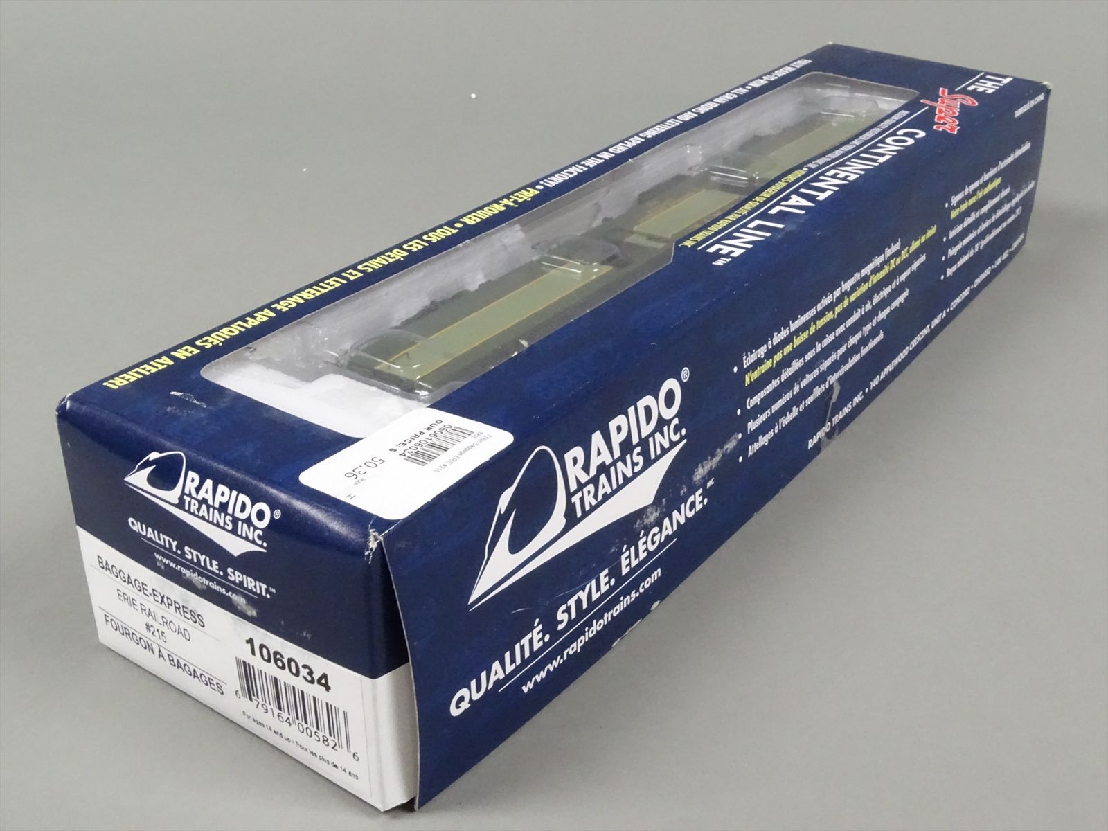 HO Plastic Model - Rapido ERIE / Lackawanna Lot of 10 Cars - F/P - AS ...