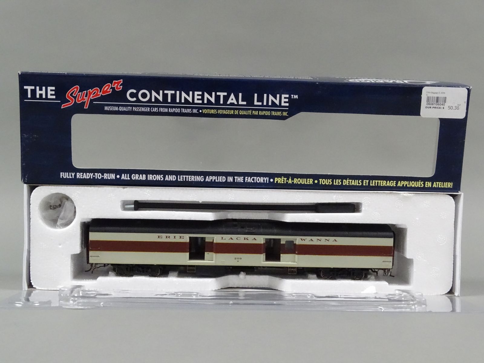 HO Plastic Model - Rapido ERIE / Lackawanna Lot of 10 Cars - F/P - AS ...