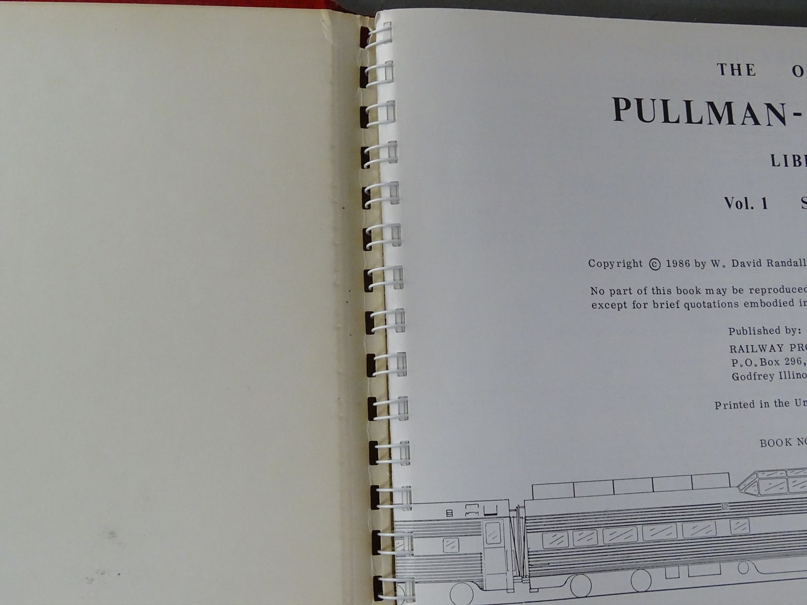 Railroad Book - The Official Pullman-Standard Library Vol. 1 - W. David ...