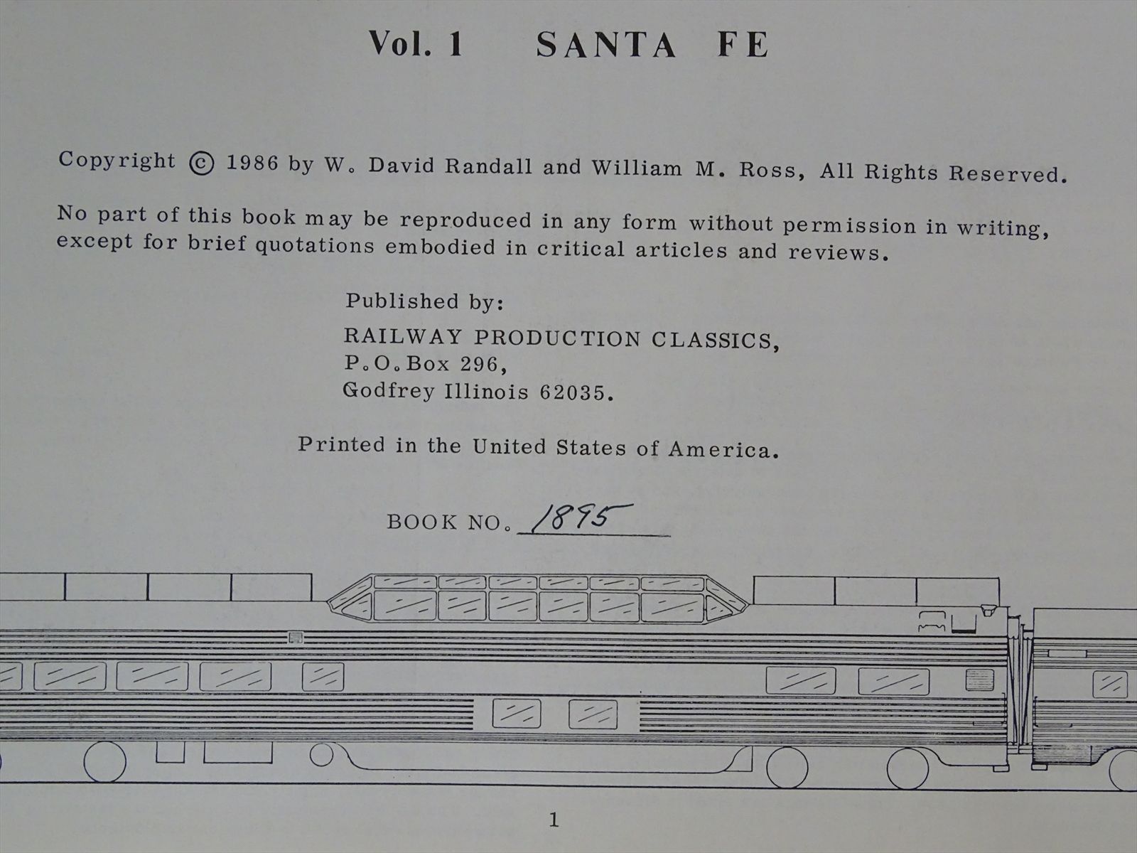 Railroad Book - The Official Pullman-Standard Library Vol. 1 - W. David ...