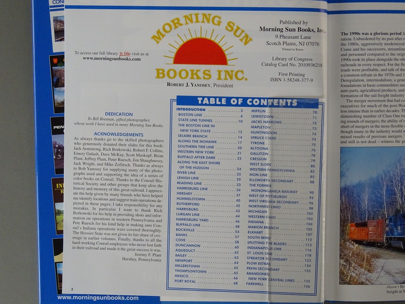 Railroad Book - Conrail In Color Vol. 3 The 1990s - Jeremy F. Plant ...