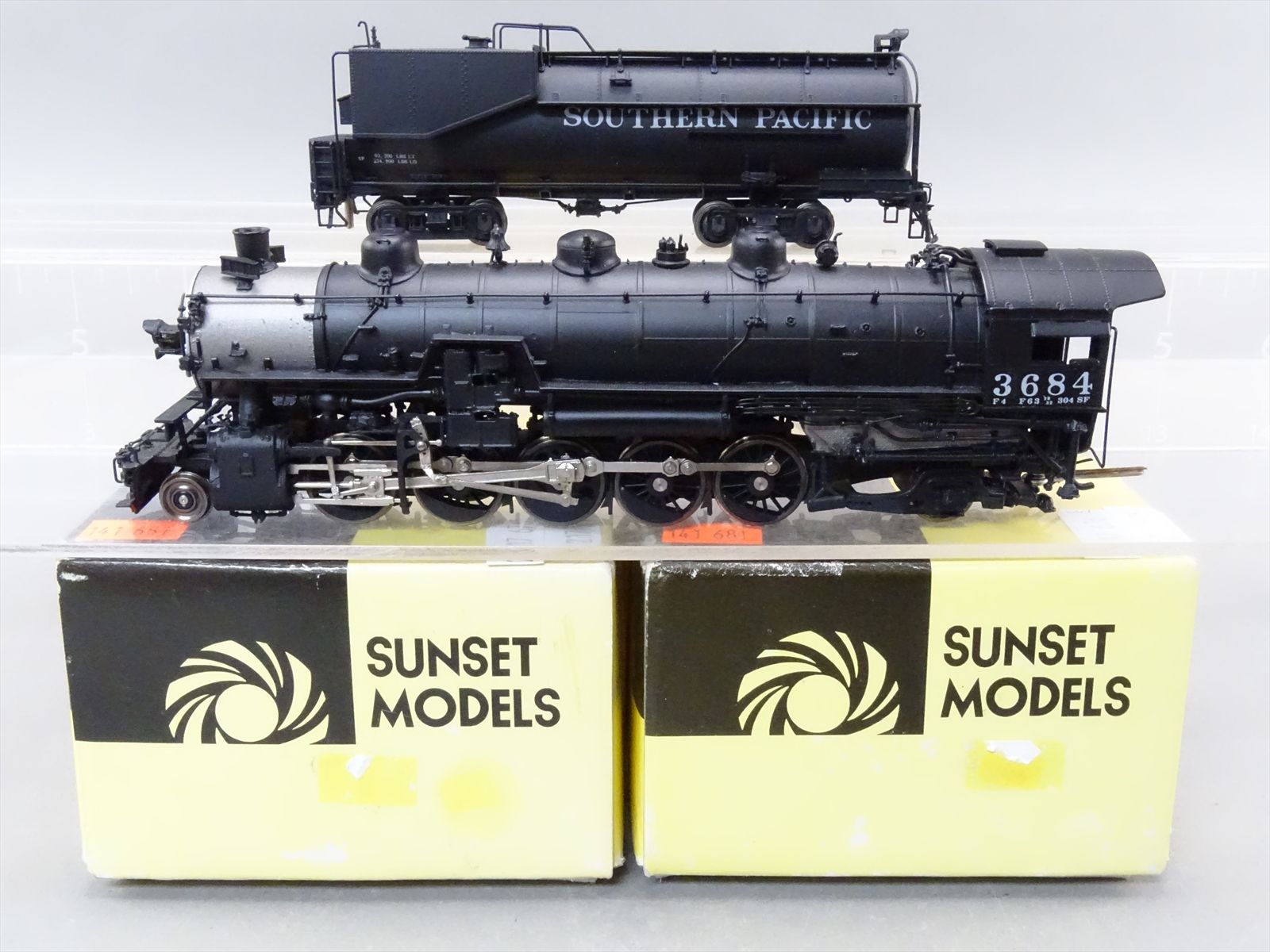 HO Brass Model - Sunset SP Southern Pacific 2-10-2 120-C-2 #3684 - F/P ...