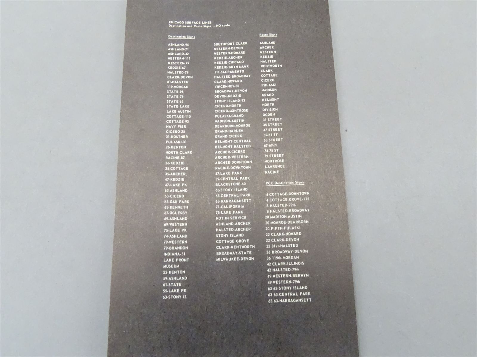 HO Brass Model Fairfield Traction Models CSL Short Brill Chicago Surface LInes Powered