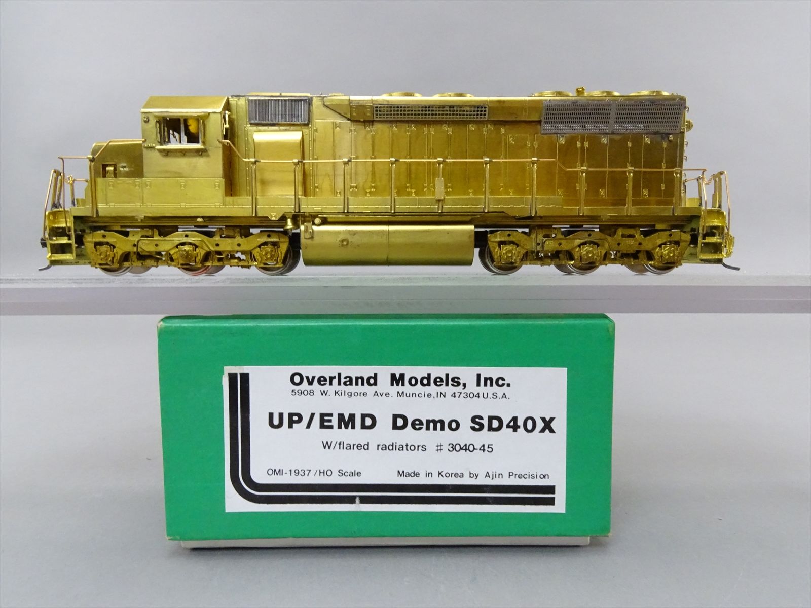 HO Brass Model - OMI 1937 UP Union Pacific Demo SD40X w/ Flared ...