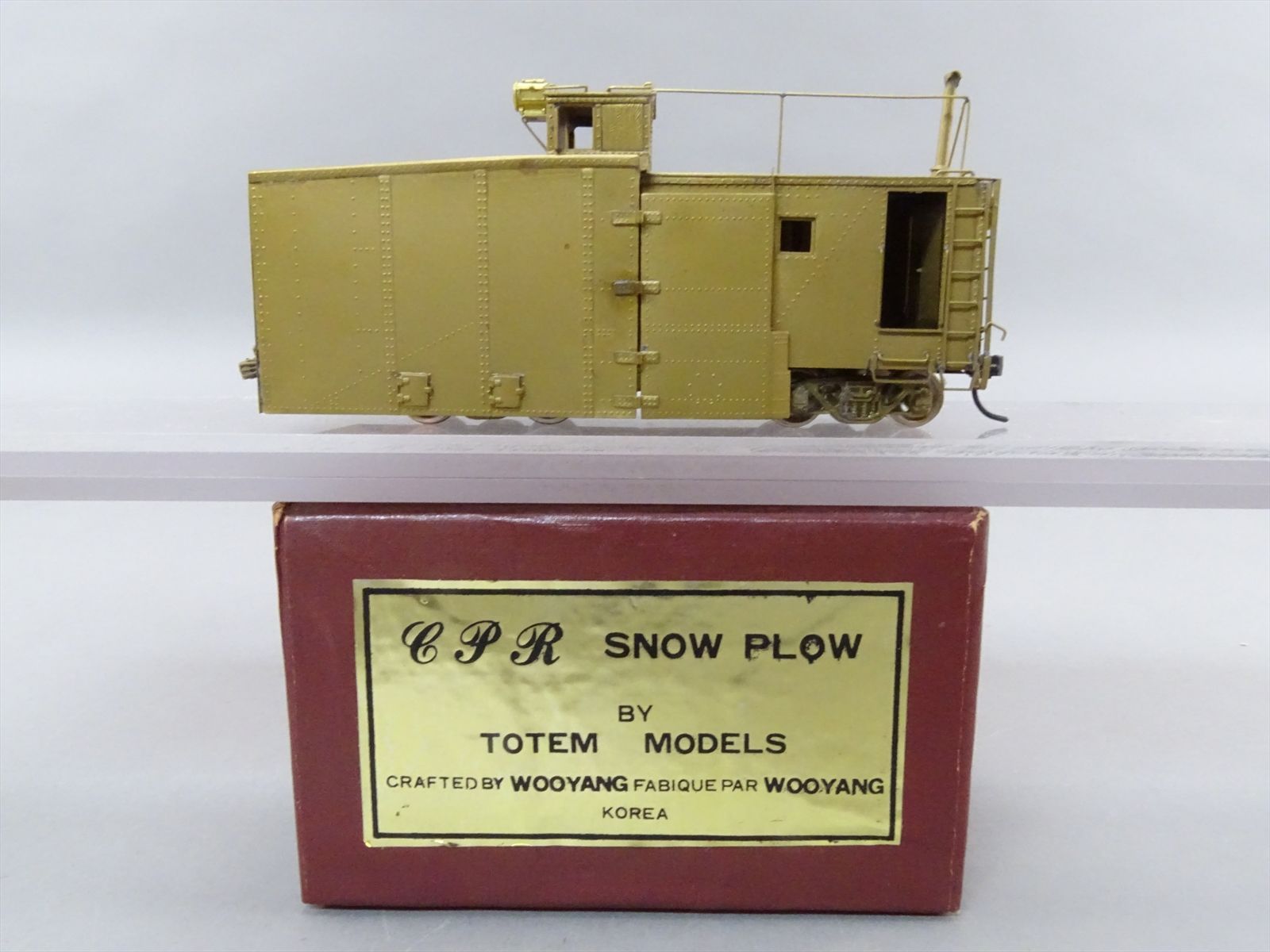 HO Brass Model - Totem CP CPR Canadian Pacific Wedge Snow Plow ...