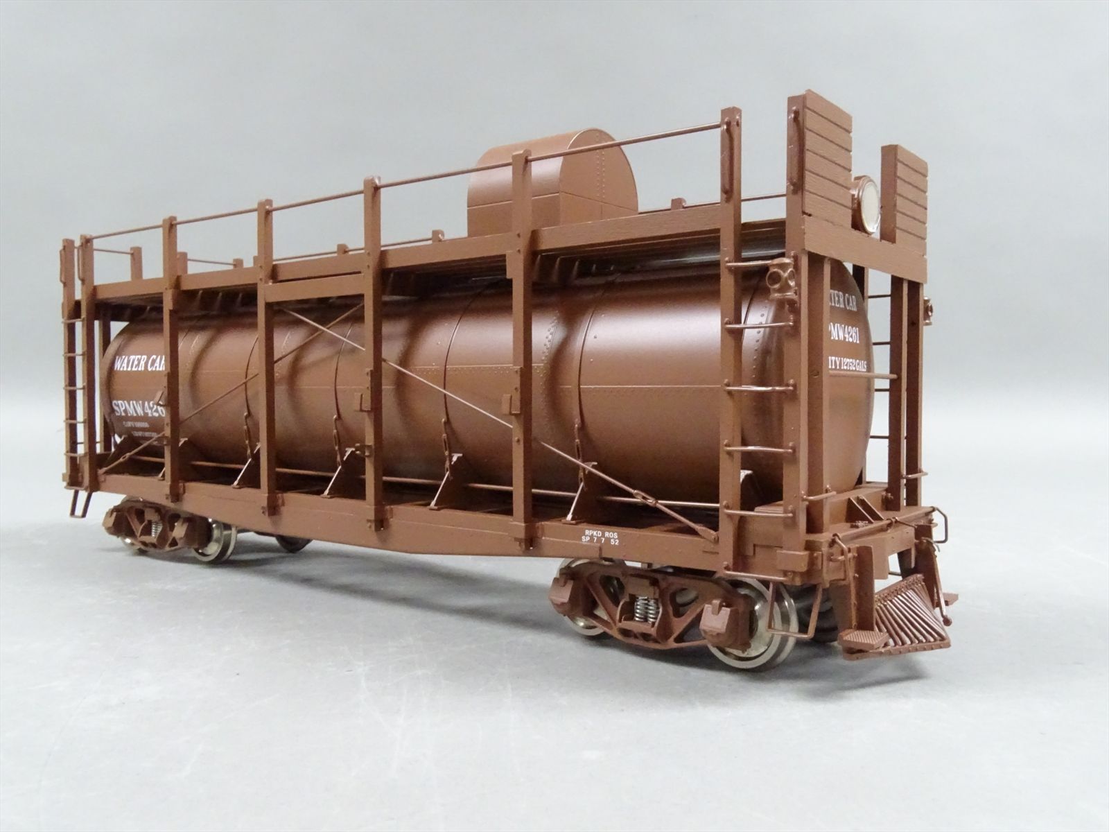 O Brass Model - DP SP Southern Pacific Fire Train 4-6-0 + 2 Water Cars ...