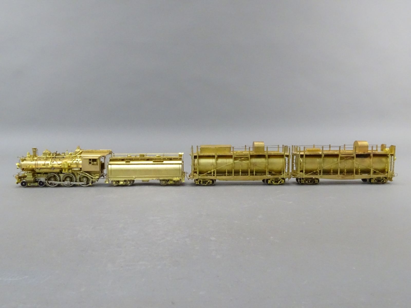 HO Brass Model - WMC SP Southern Pacific Fire Train 4-6-0 #2252 w ...