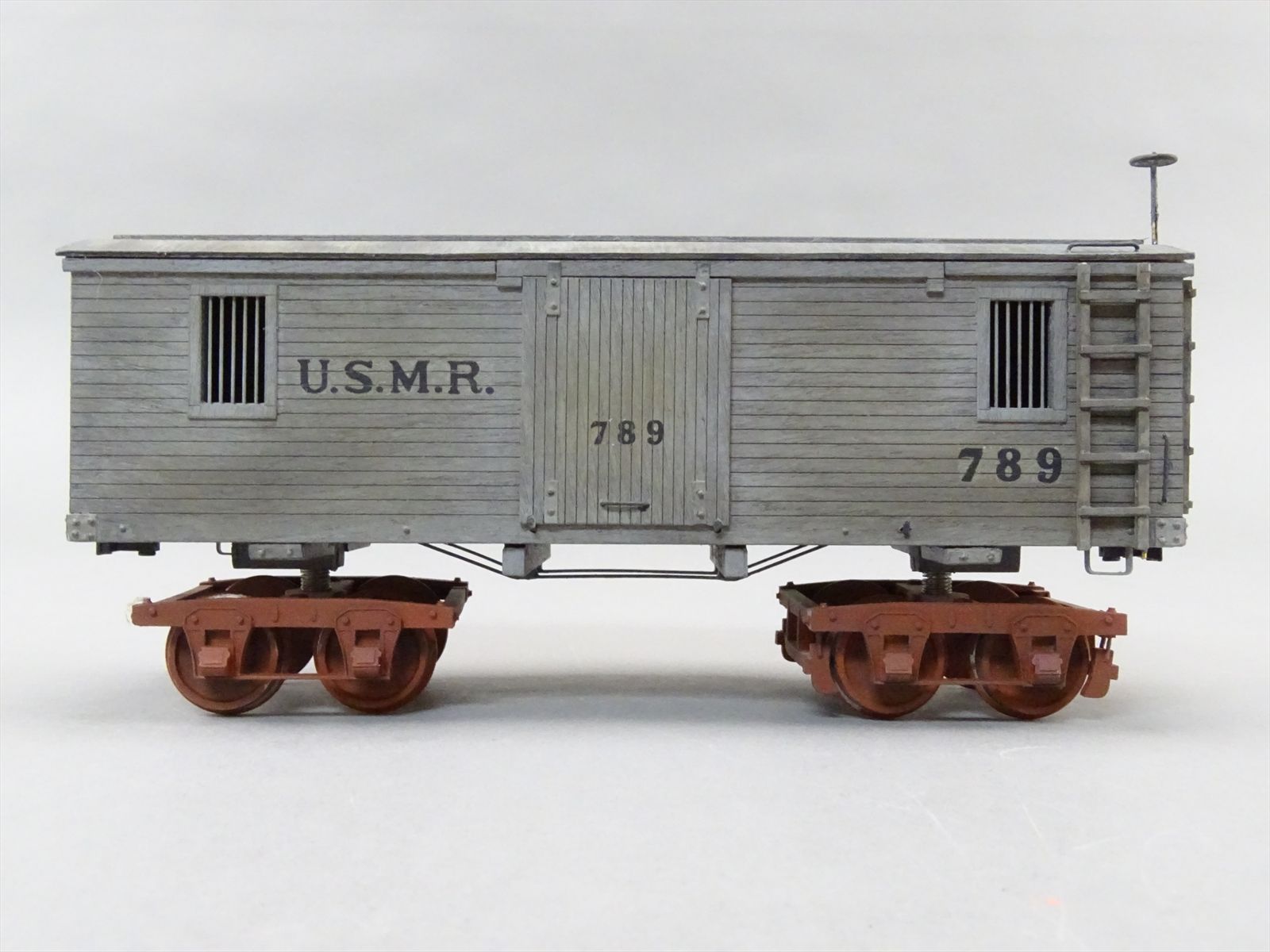O Wood Built Up Kit - USMRR Truss Rod 28 ft Boxcar #789 - Custom ...