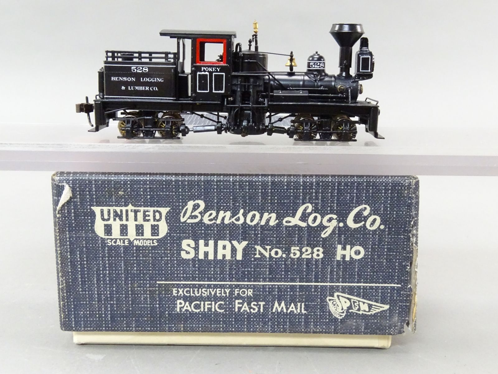 鉄道模型 UNITED HOn3 Benson Log. Co.25ton SHAY UNITED HOn3 Benson