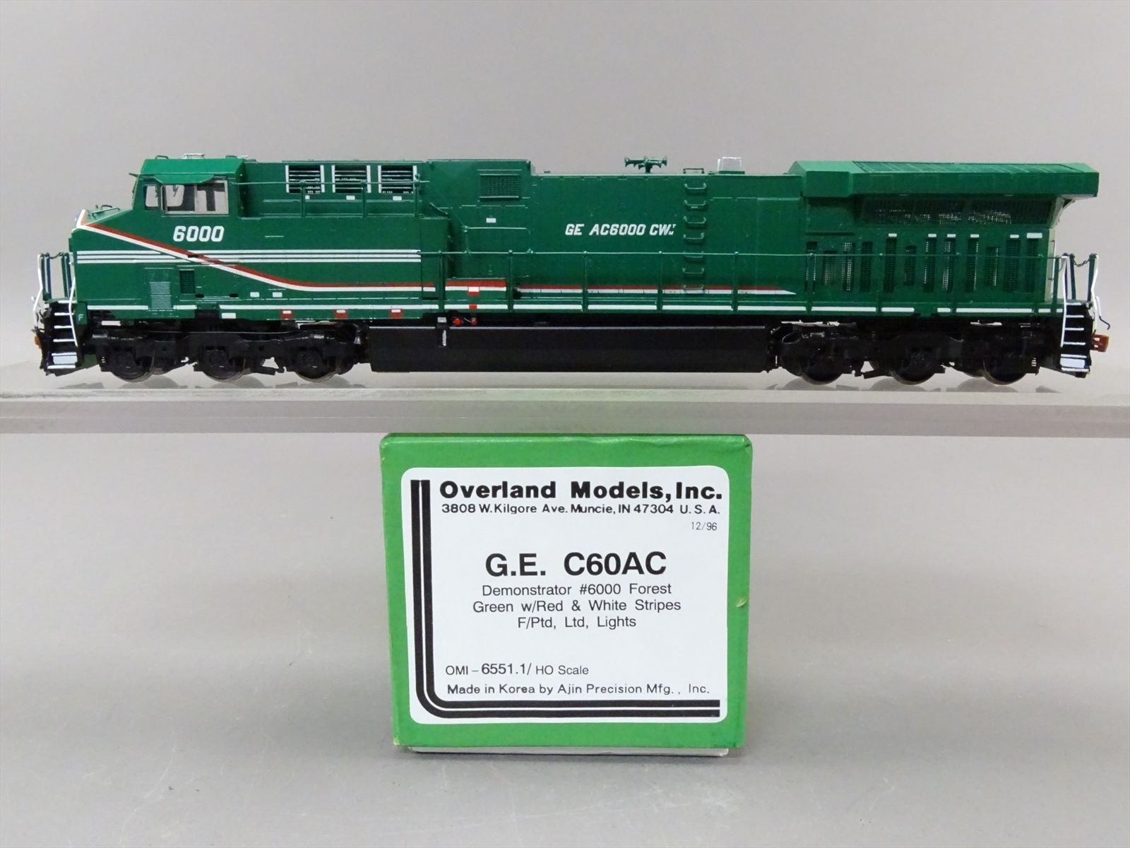 HO Brass Model - OMI 6551.1 GE General Electric C60AC Demo Demonstrator ...