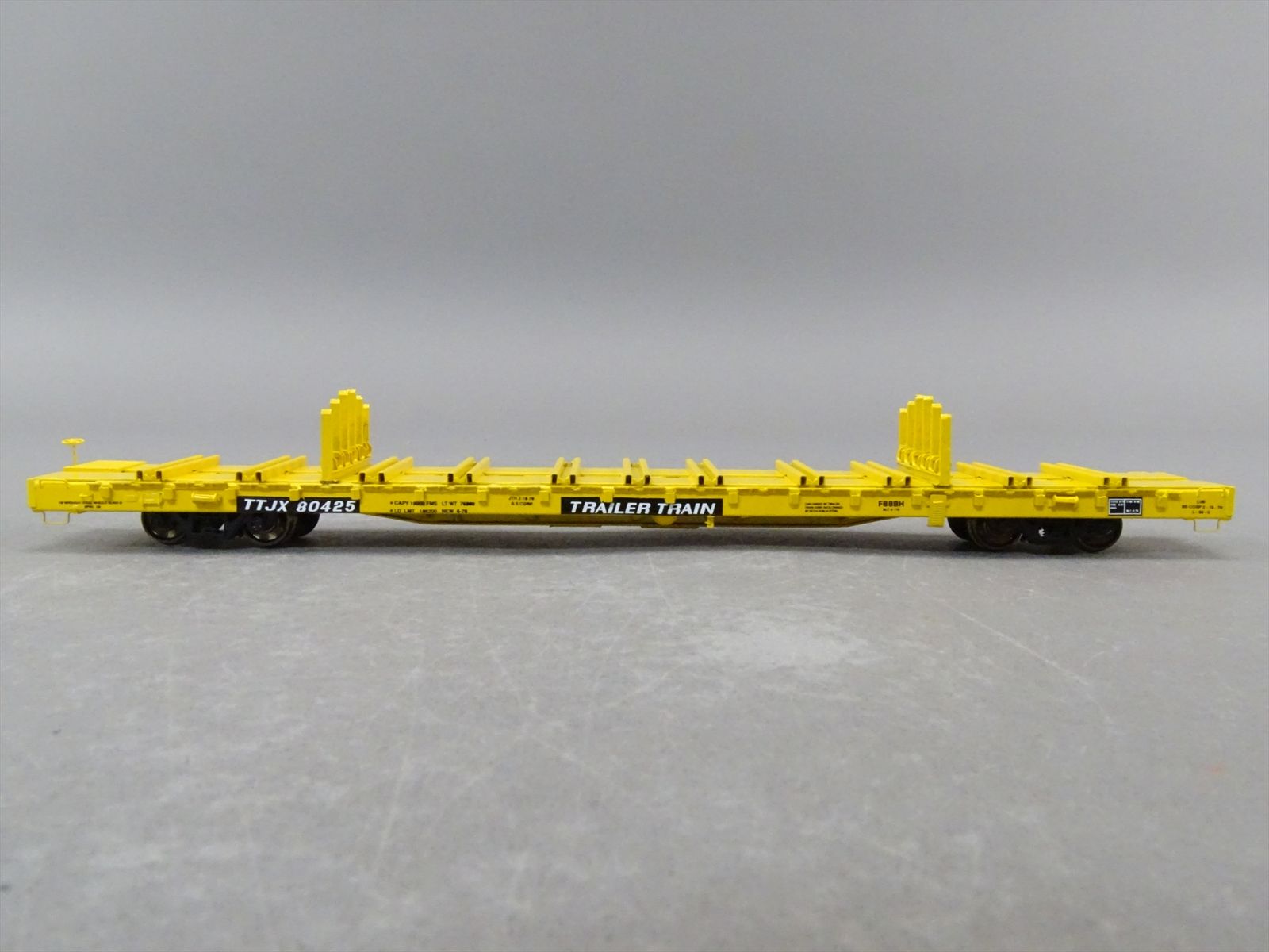 HO Brass Model - OMI 3376.2 TTJX Trailer Train 68' Finger Rack Flatcar ...