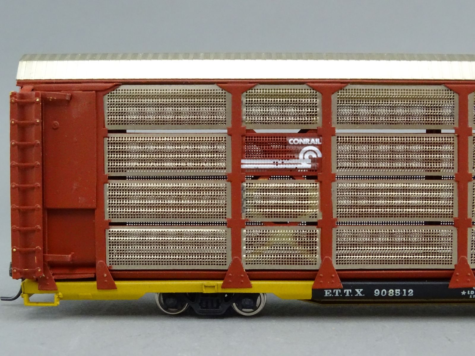 HO Brass Model - OMI 1325 CR ETTX Conrail Trailer Train Tri-Level Auto ...