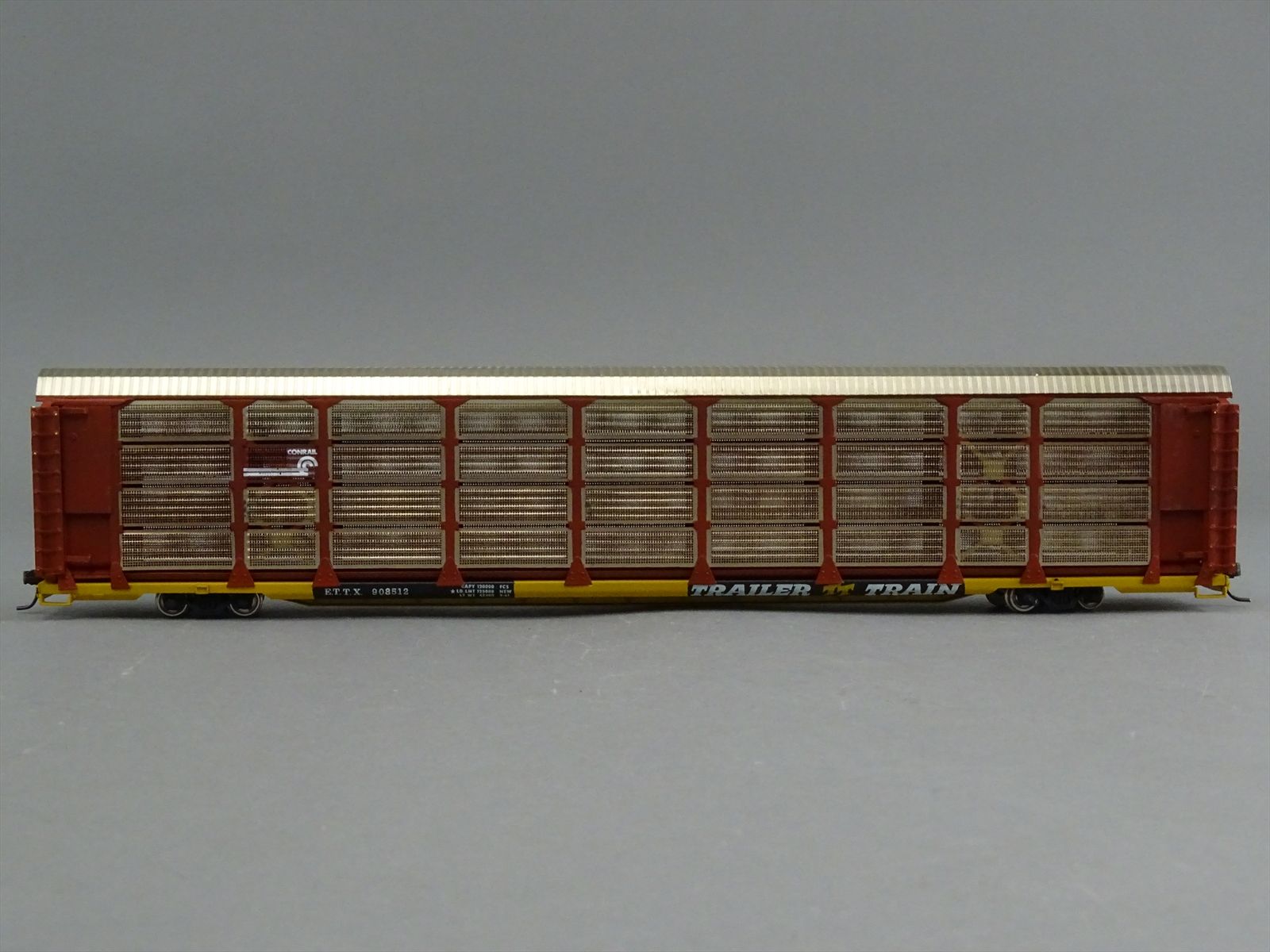 HO Brass Model - OMI 1325 CR ETTX Conrail Trailer Train Tri-Level Auto ...