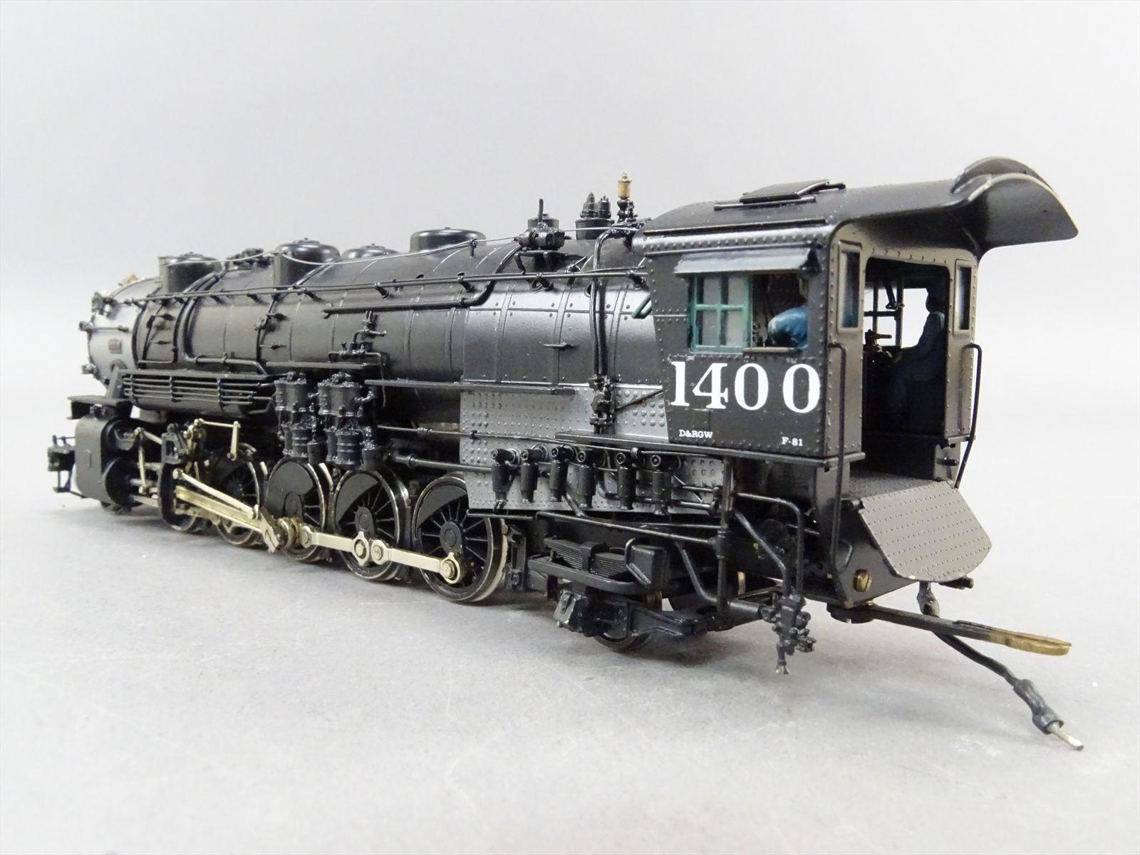 HO Brass Model - PFM D&RGW Rio Grande 2-10-2 Late Version #1400 ...