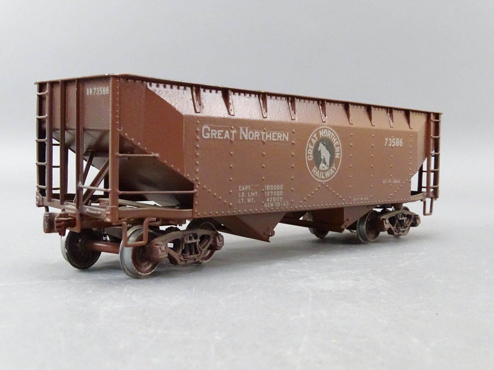 O Brass Model - USH 502 GN Great Northern Twin 2-Bay Offset Side Hopper ...