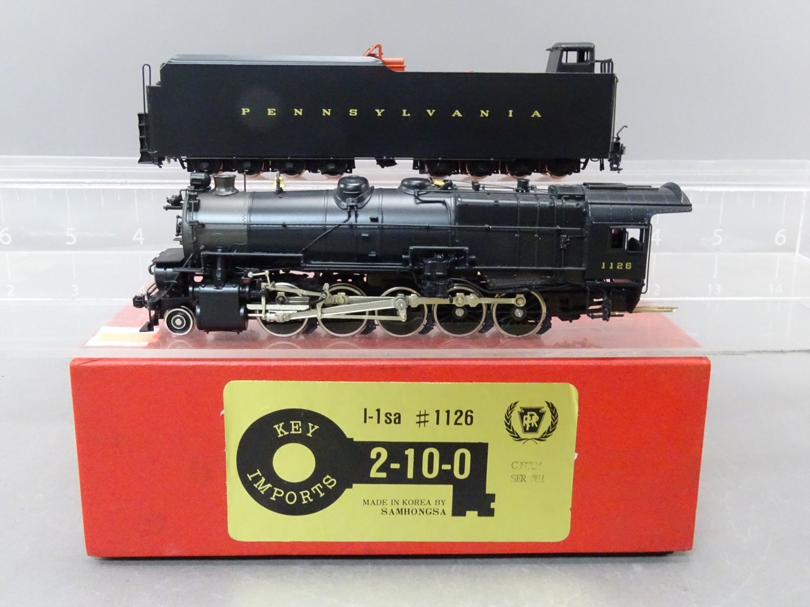 HO Brass Model - Key CS#81 PRR Pennsylvania I-1sa 2-10-0 Single Pump ...