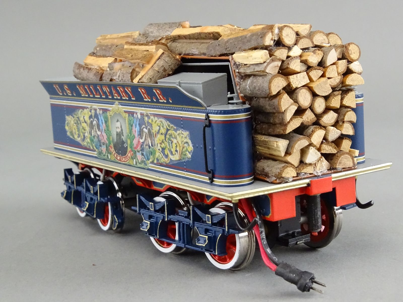 O 2-Rail Brass Model - SMR USMRR U.S. Military 4-4-0 General McCallum ...
