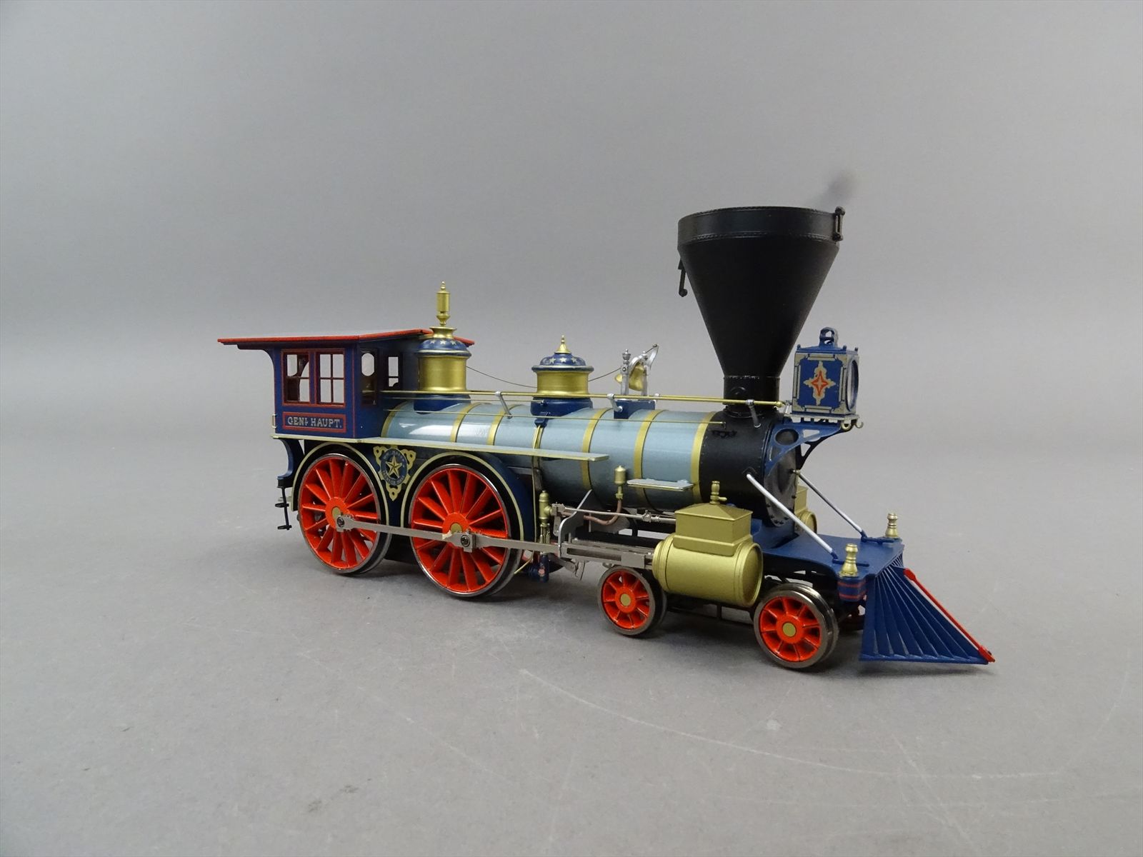 O 2-Rail Brass Model - SMR USMRR U.S. Miltiary 4-4-0 General Haupt 1863 ...