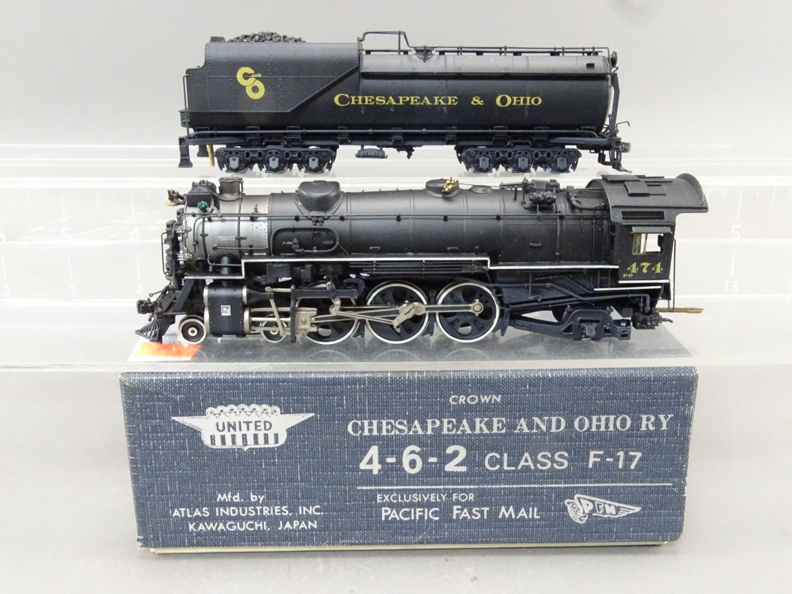 HO Brass Model - PFM C&O Chesapeake & Ohio 4-6-2 Pacific F-17 ...