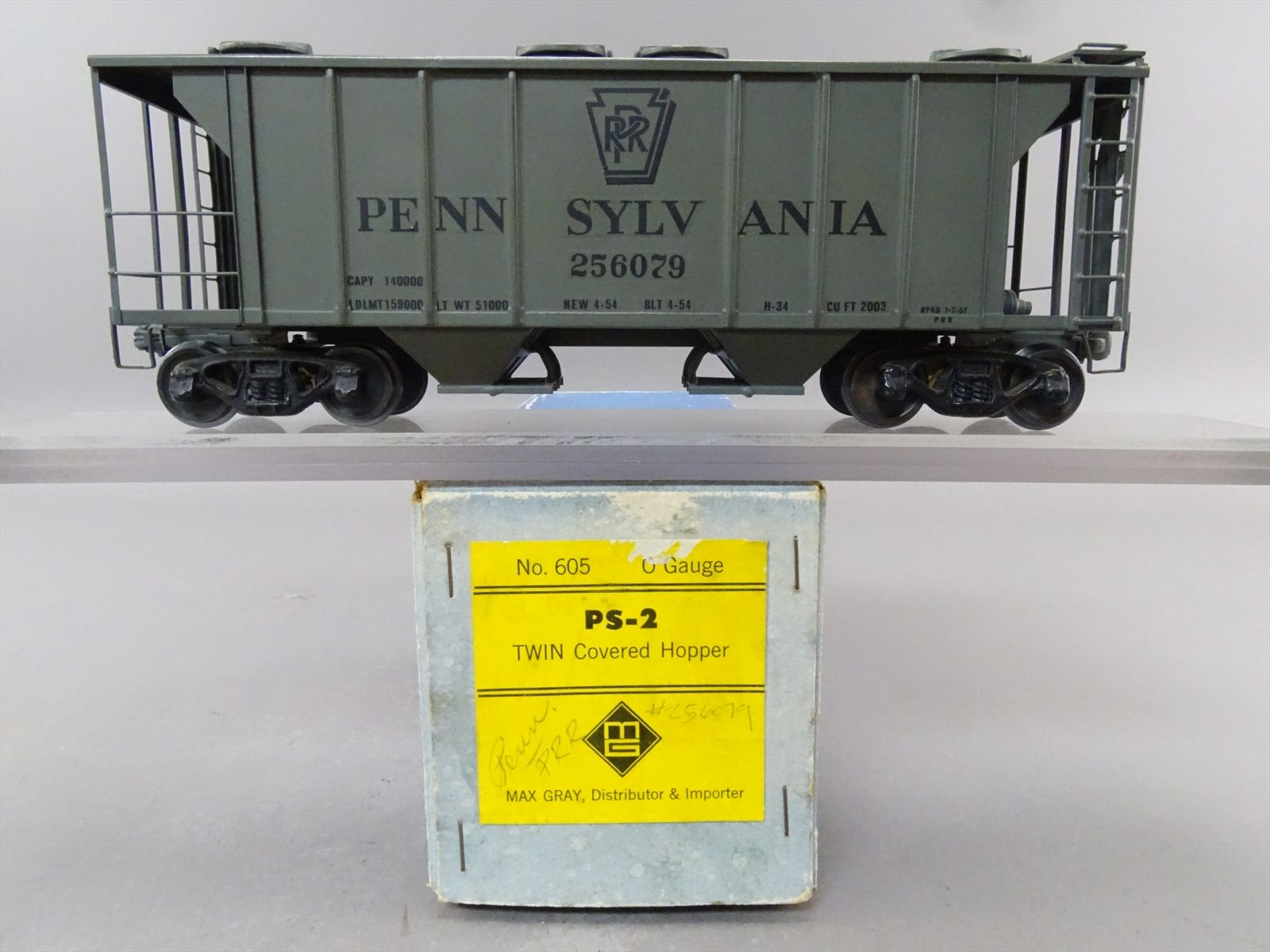 Wagon PS-2 CD Hopper Car Chessie 3 rails échelle O Lionel - American Train