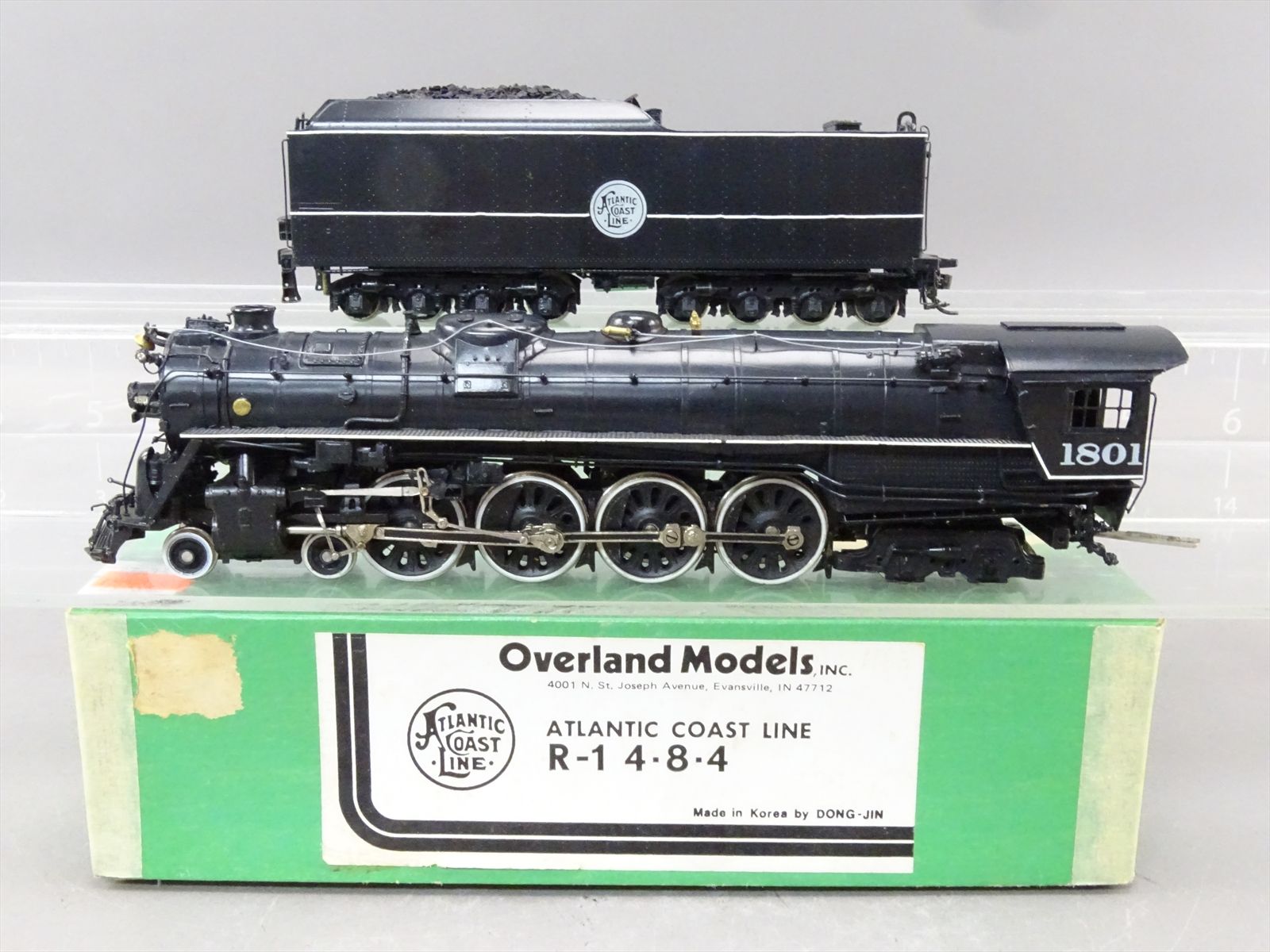 HO Brass Model - OMI 1402 ACL Atlantic Coast Line 4-8-4 R-1 #1801 ...