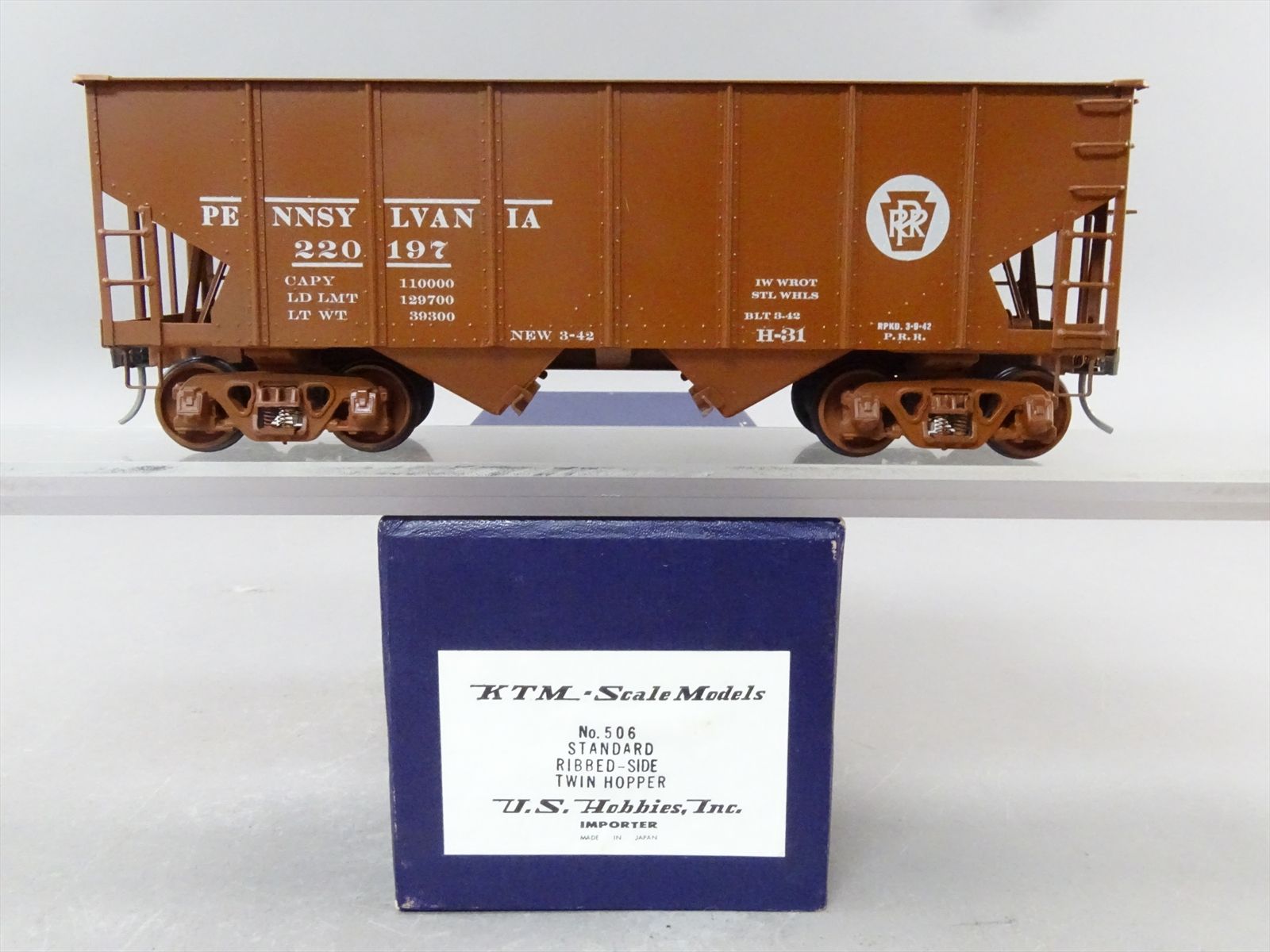 O Brass Model - USH 506 Pennsylvania Twin Hopper Rib Side #220197 ...