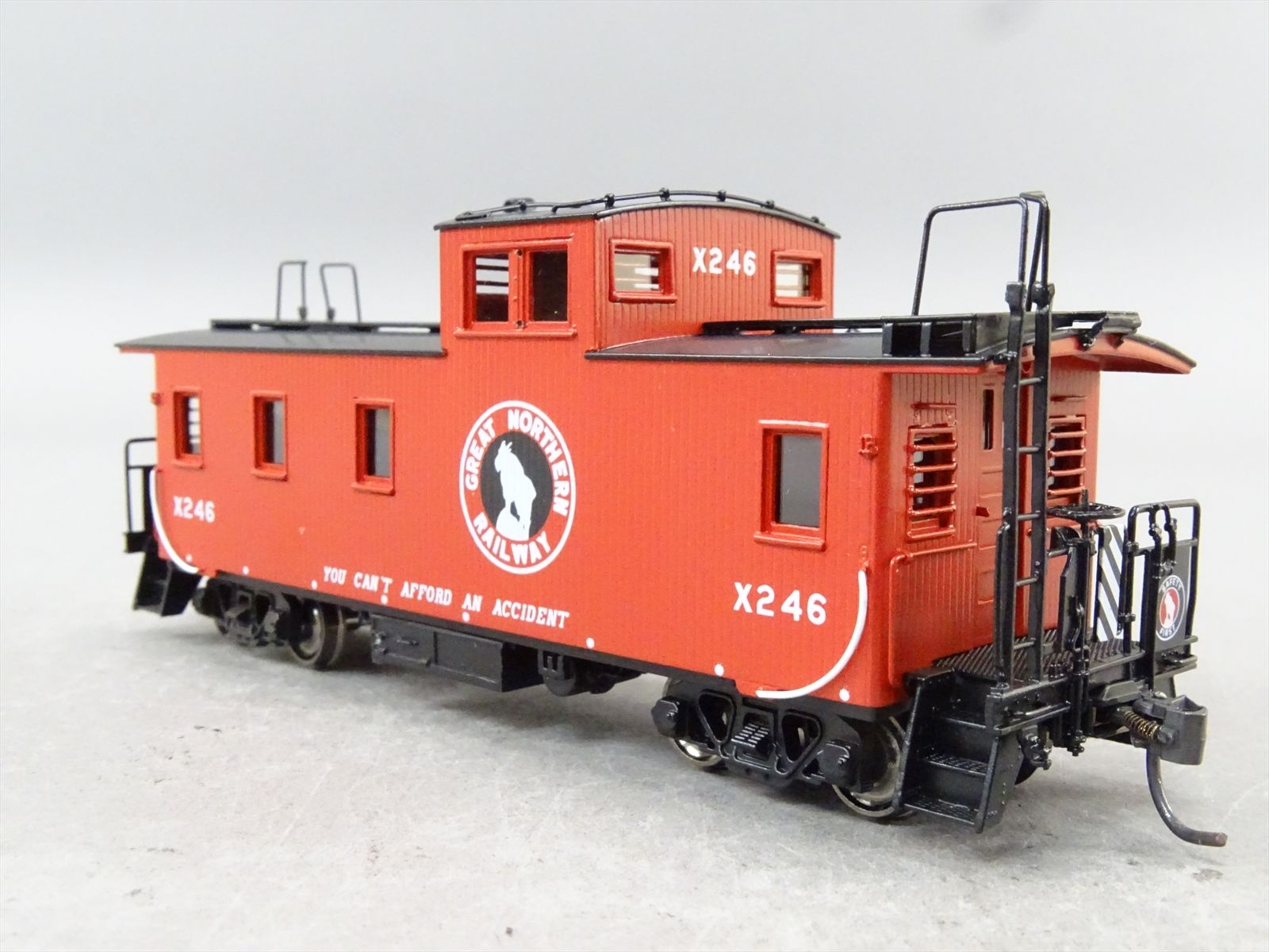 HO Brass Model - OMI 3954.1 GN Great Northern 30' Wood Caboose #X246 ...
