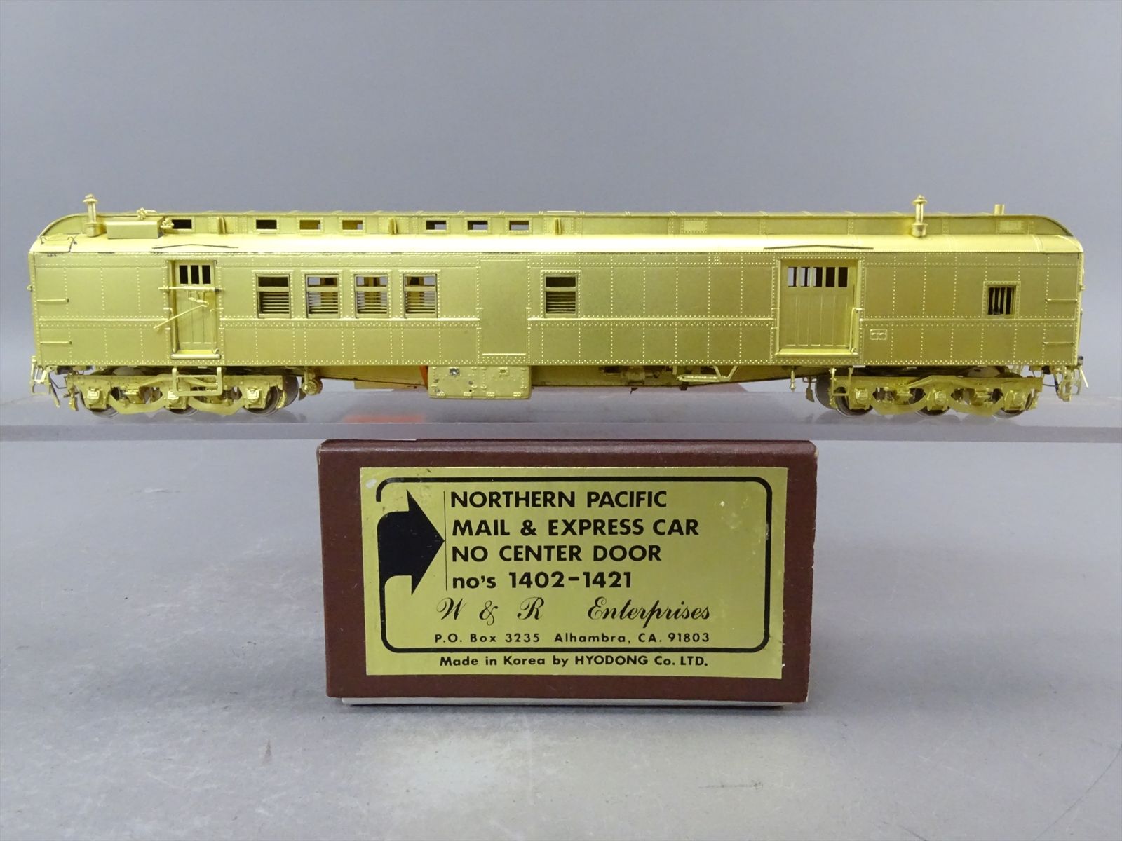HO Brass Model - W&R NP Northern Pacific Mail & Express Car w/o Center ...